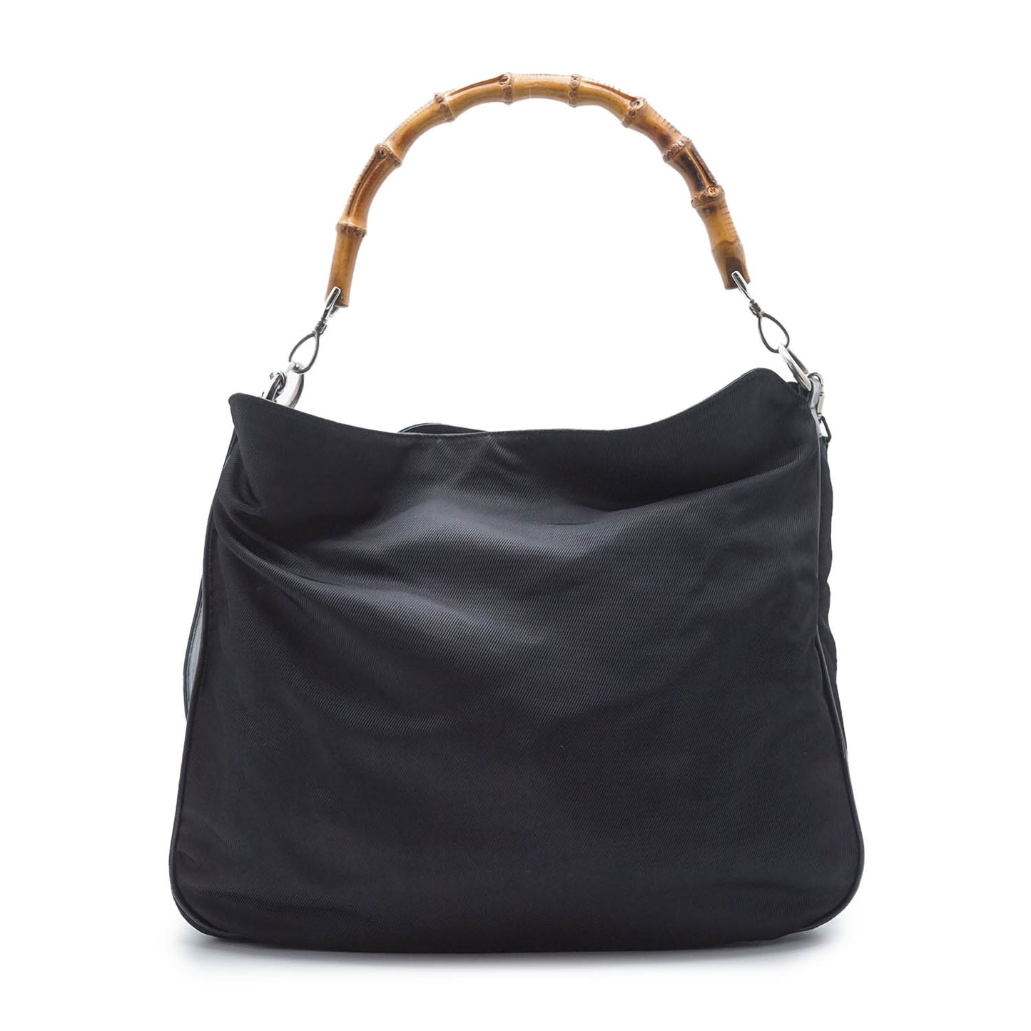 Bamboo Nylon 2way Shoulder Tote