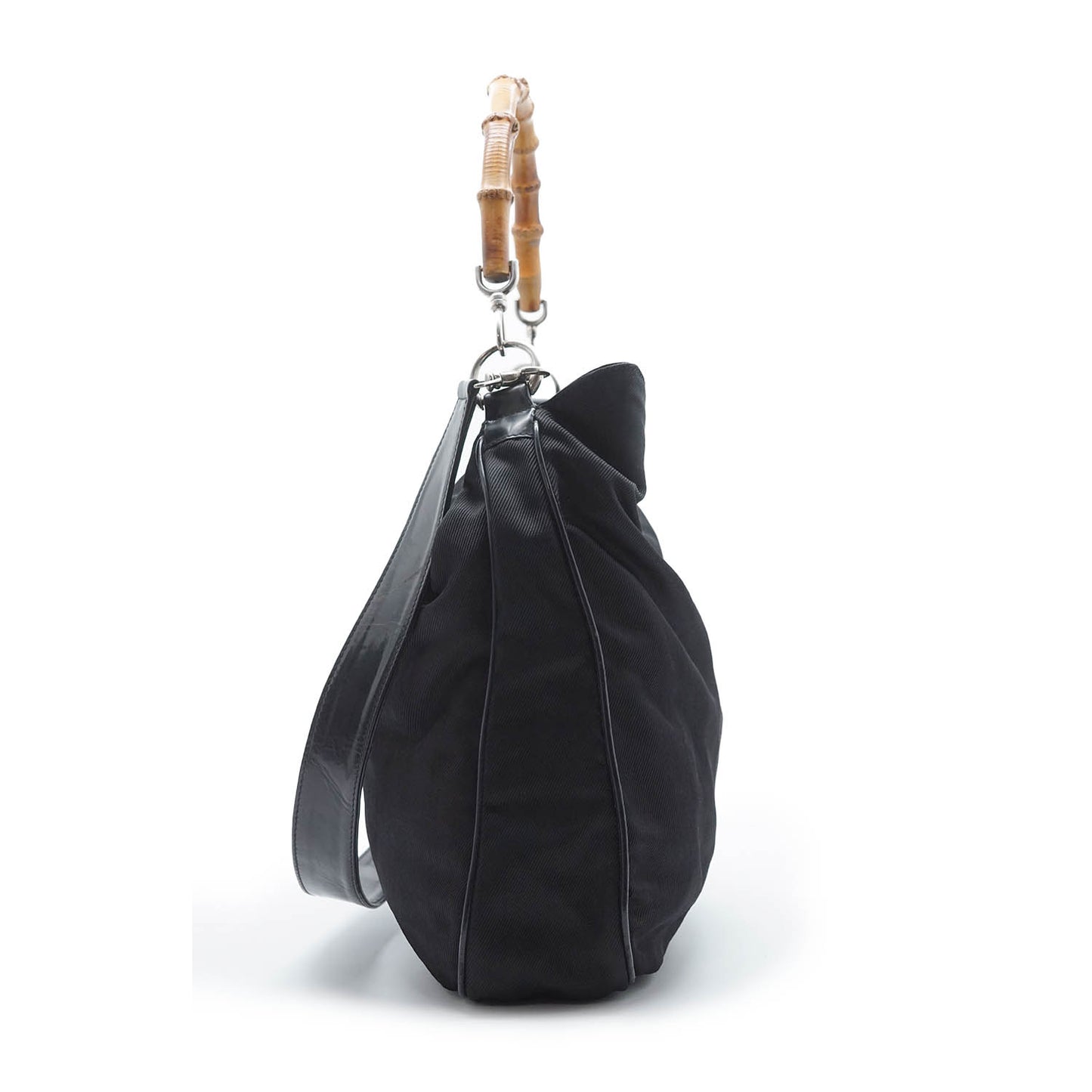 Bamboo Nylon 2way Shoulder Tote