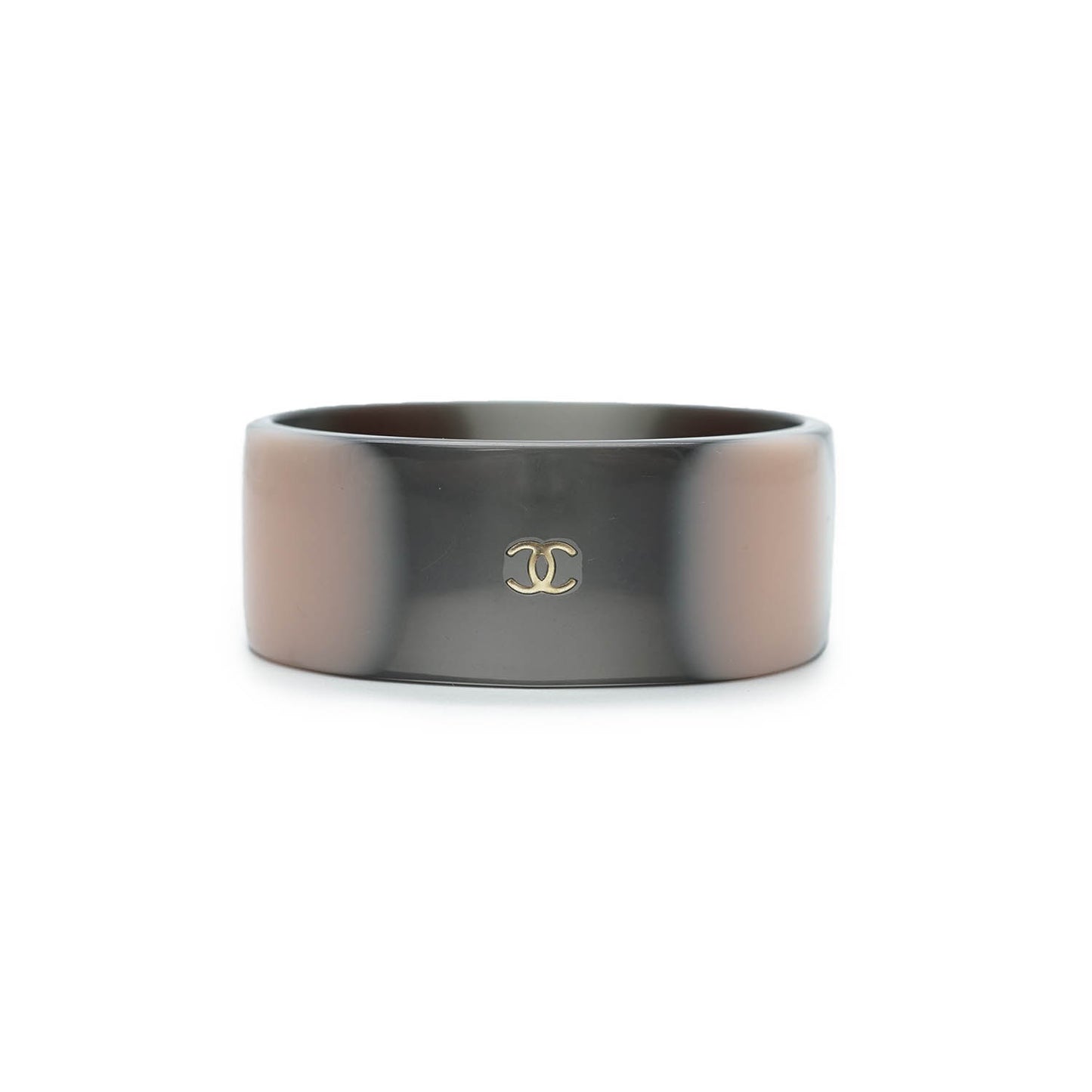 CC Logo Bicolor Bangle Bracelet