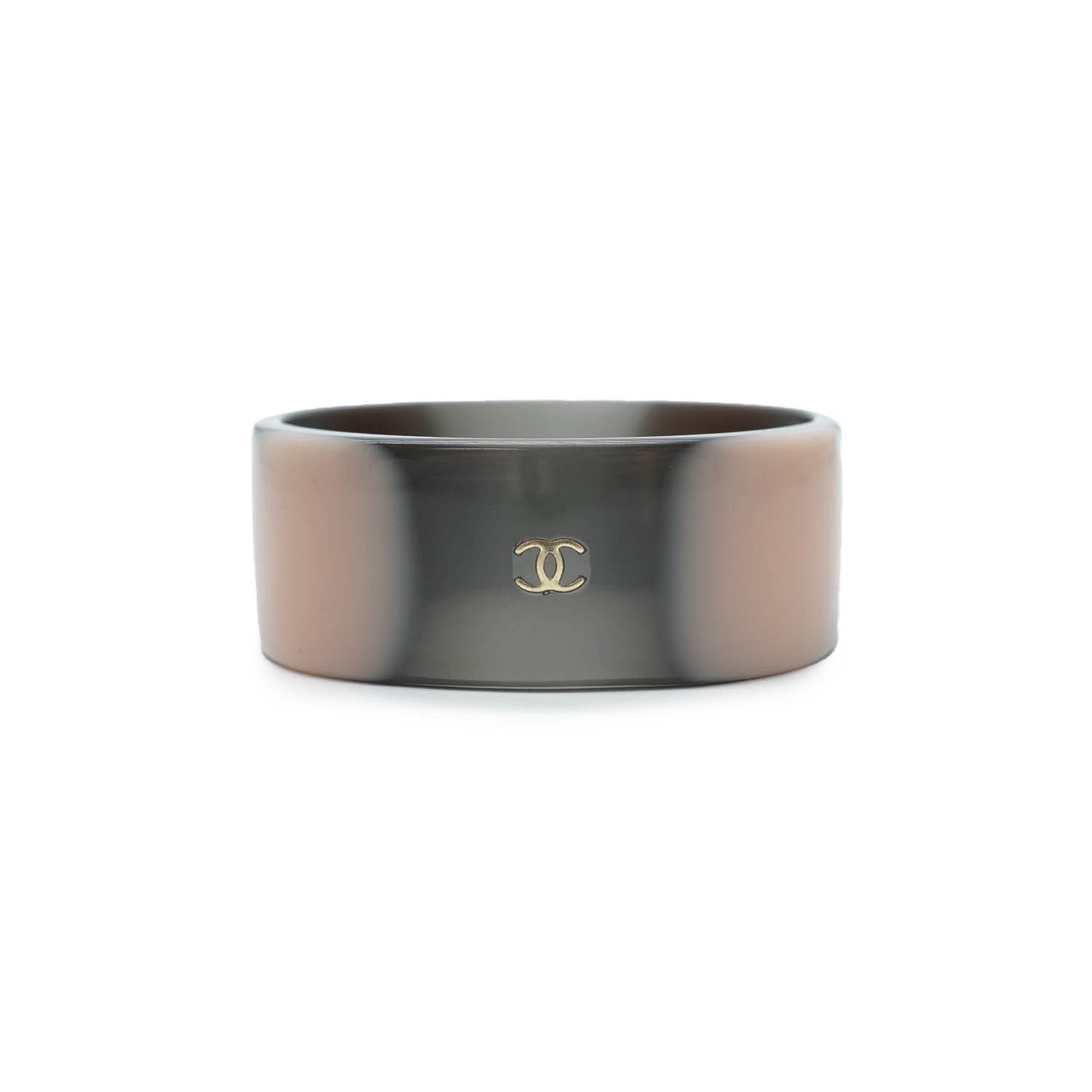CC Logo Bicolor Bangle Bracelet