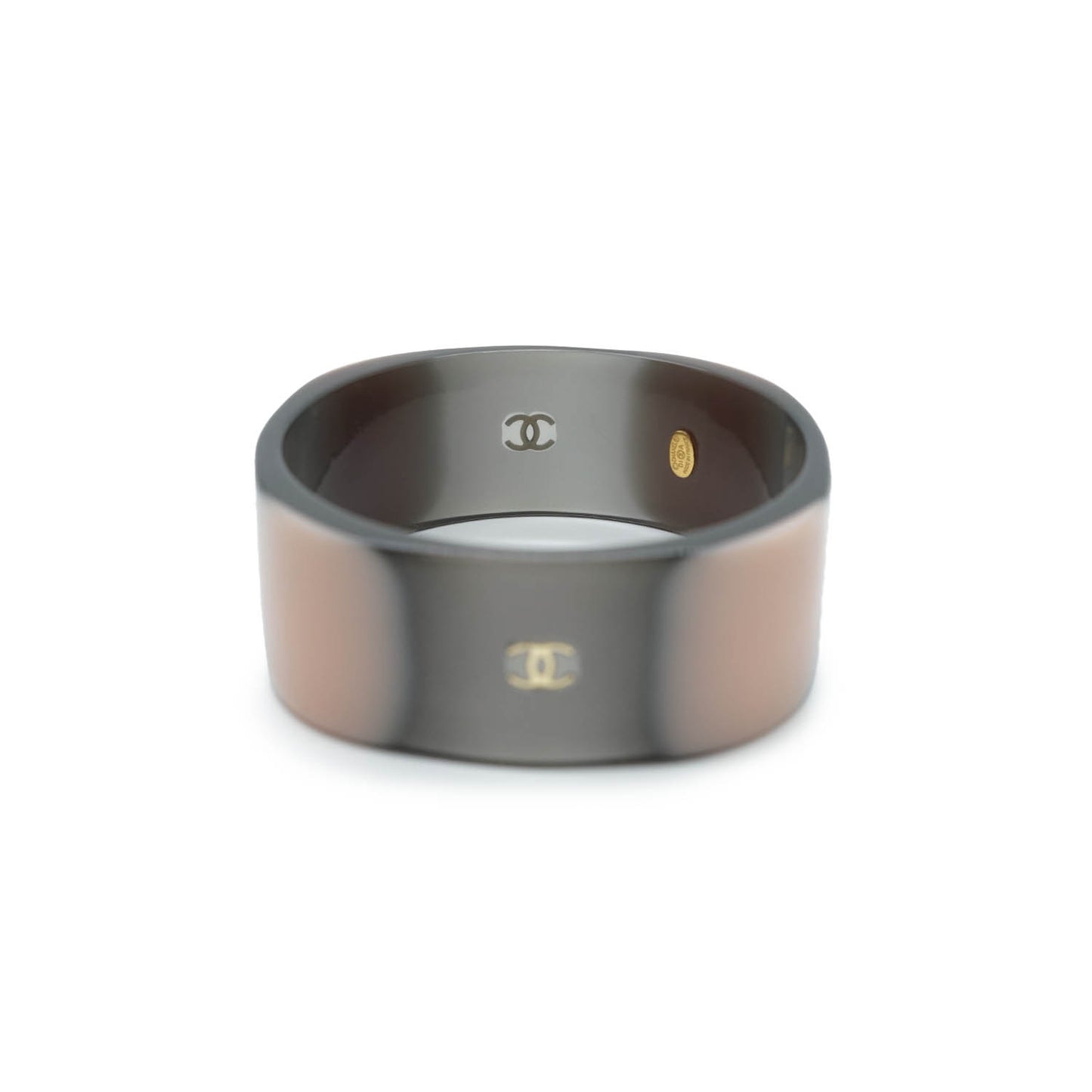 CC Logo Bicolor Bangle Bracelet