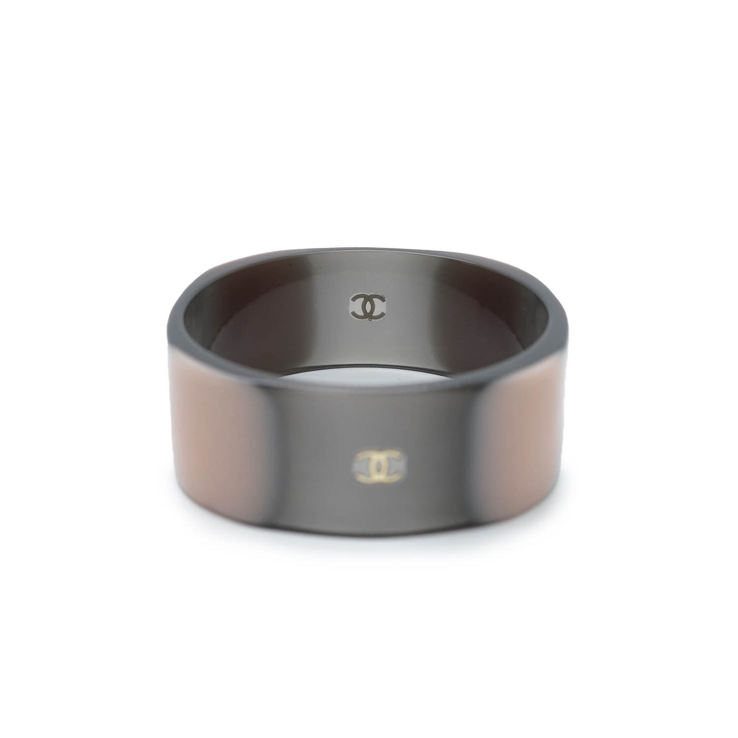 CC Logo Bicolor Bangle Bracelet