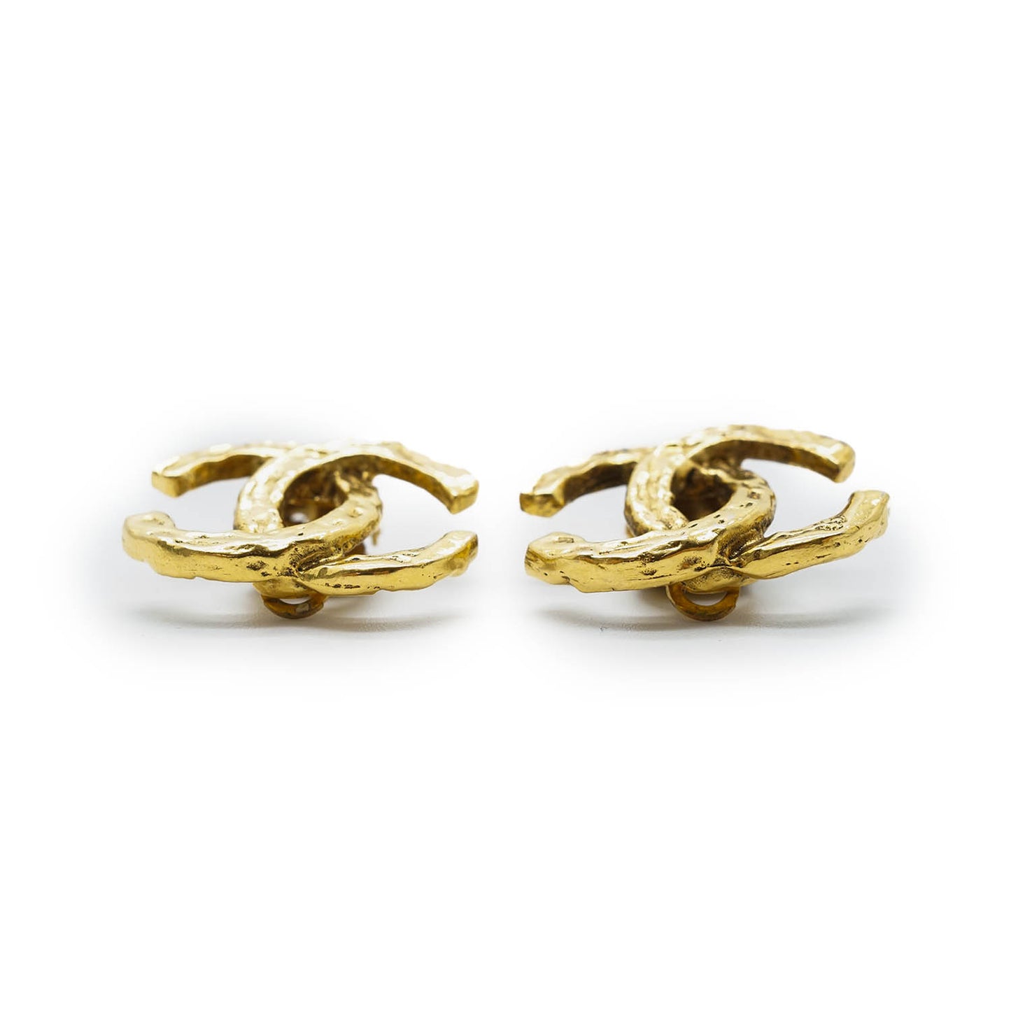 CC Logo Clip Earrings