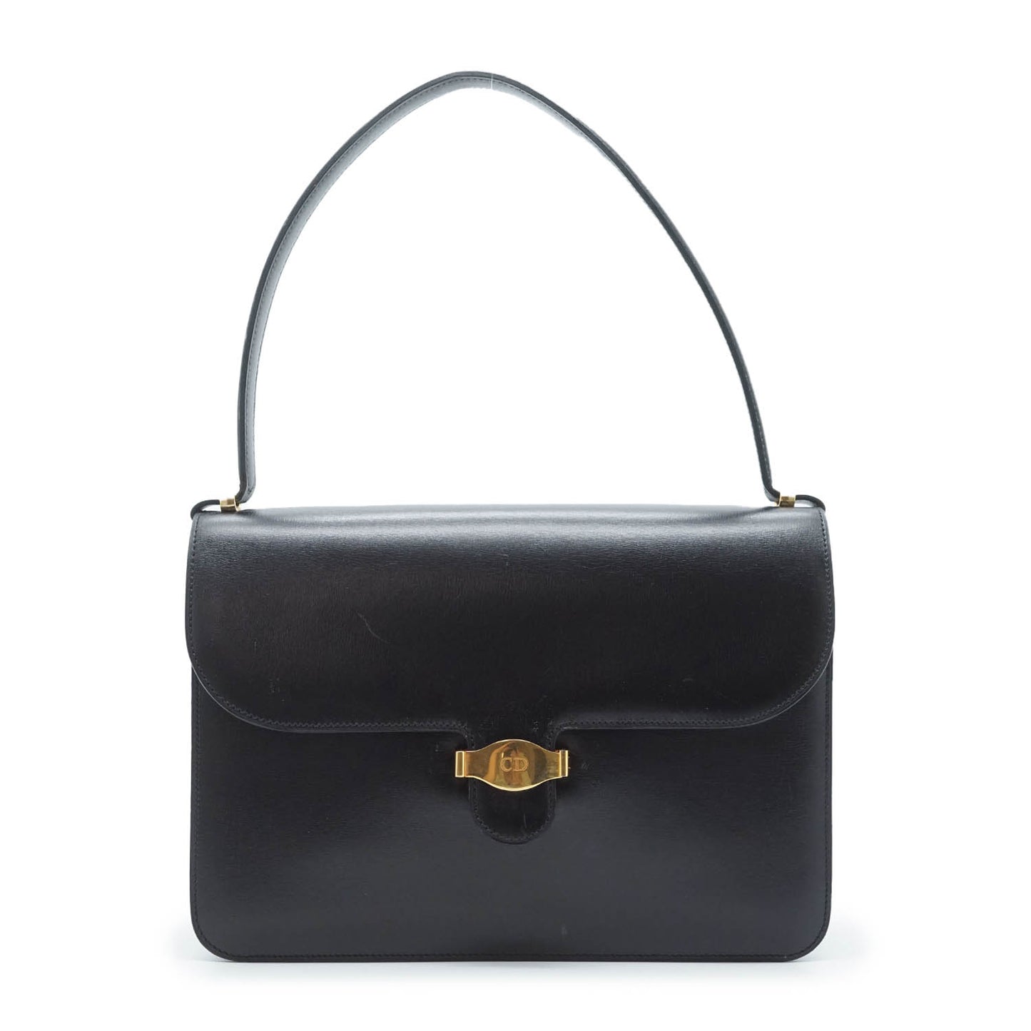 Vintage CD Logo Plate Top Handle Bag