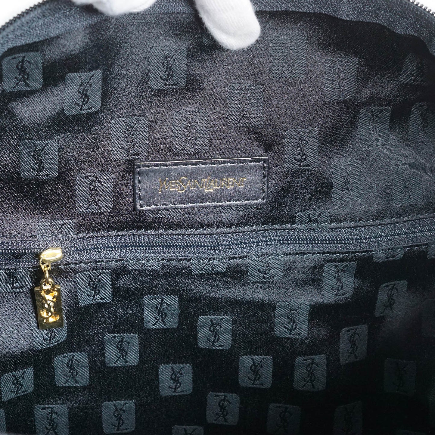 Y Line Flap Boston Bag