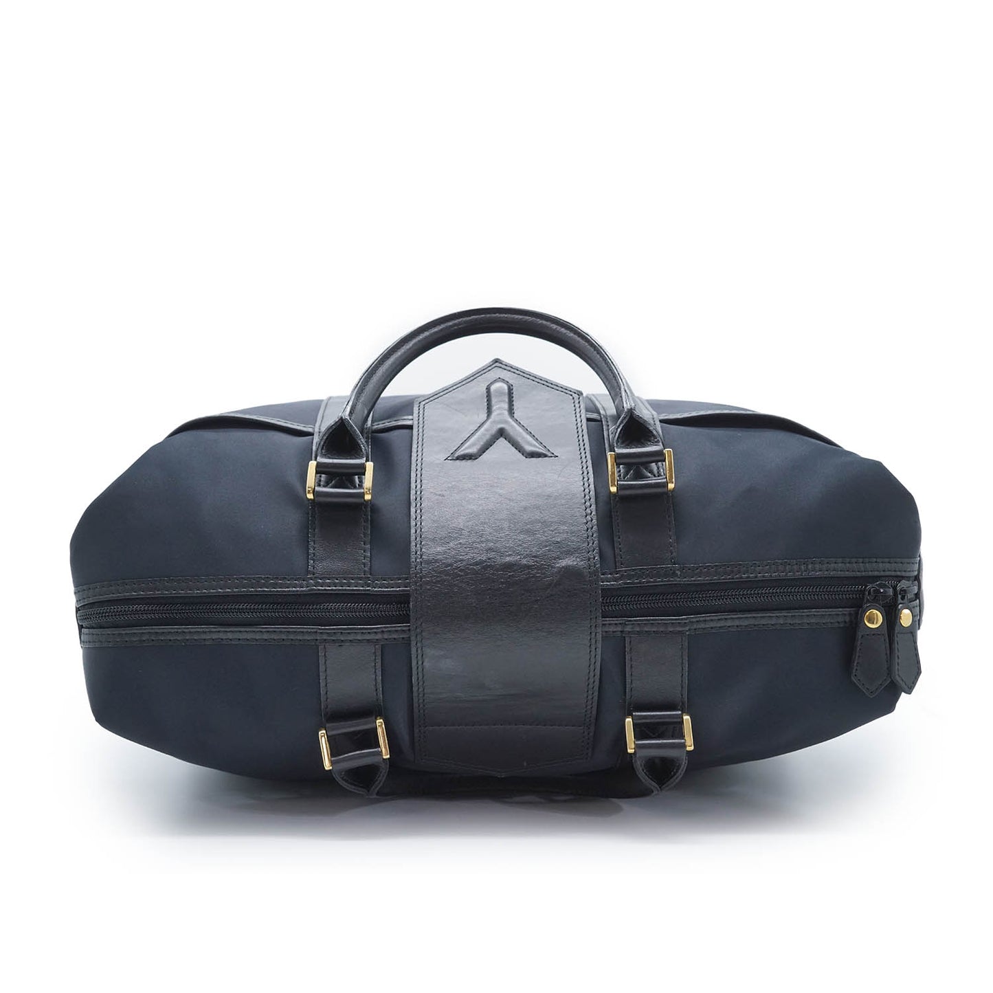 Y Line Flap Boston Bag