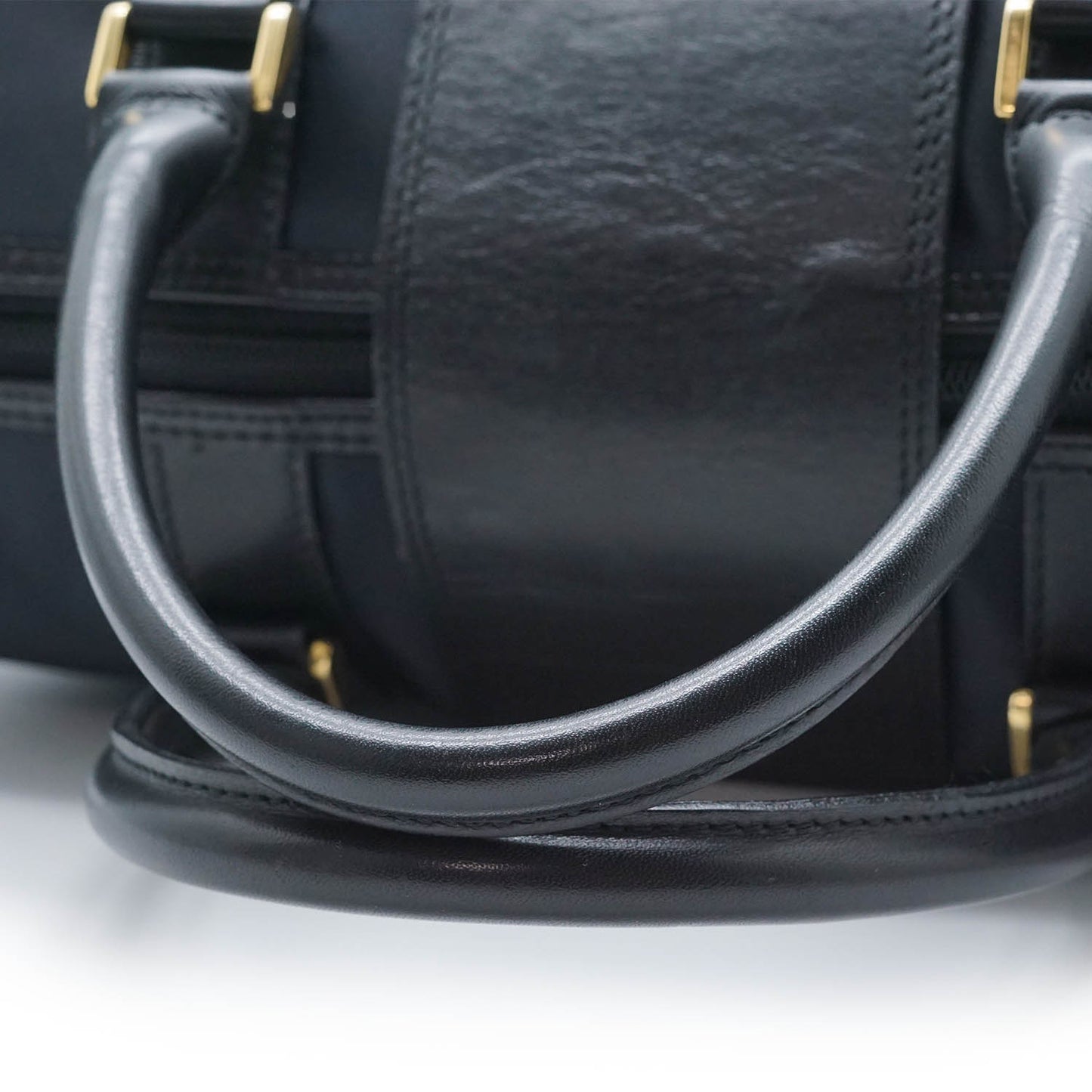 Y Line Flap Boston Bag