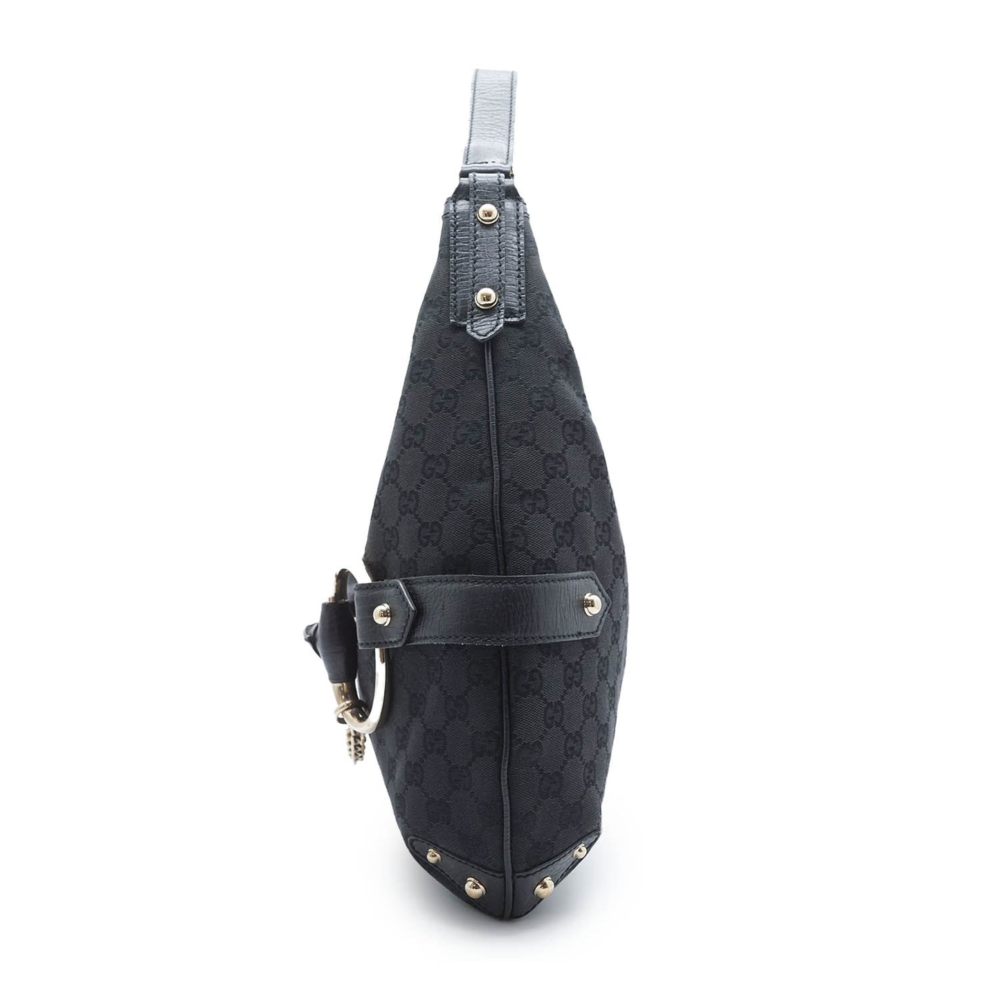 GG Canvas Horsebit Hobo Bag
