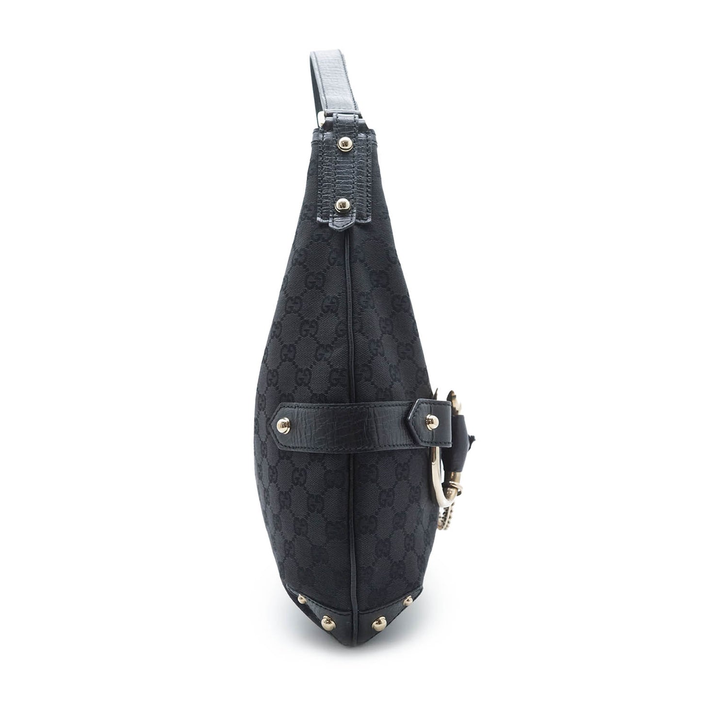 GG Canvas Horsebit Hobo Bag
