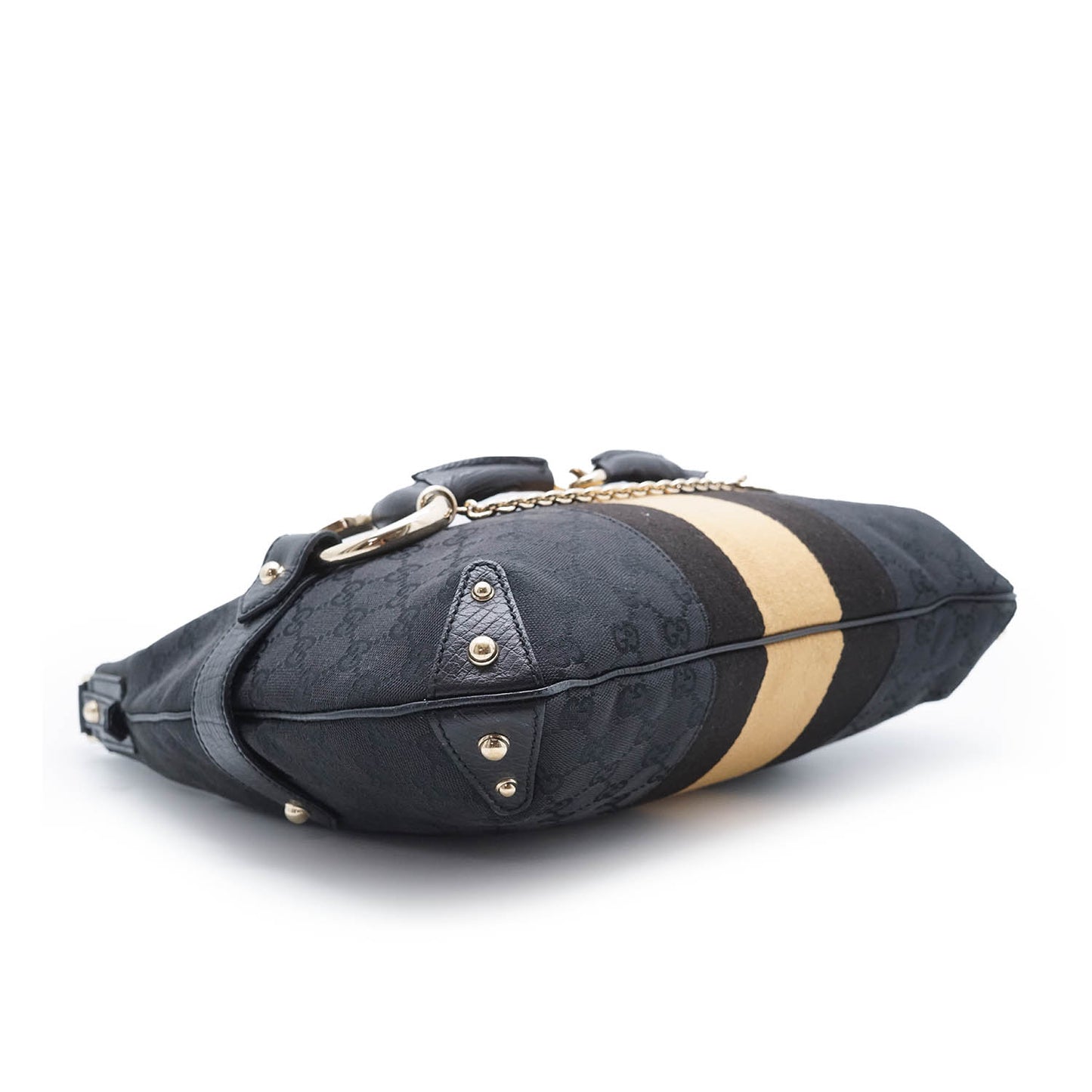 GG Canvas Horsebit Hobo Bag