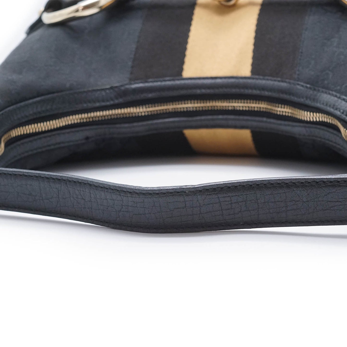 GG Canvas Horsebit Hobo Bag