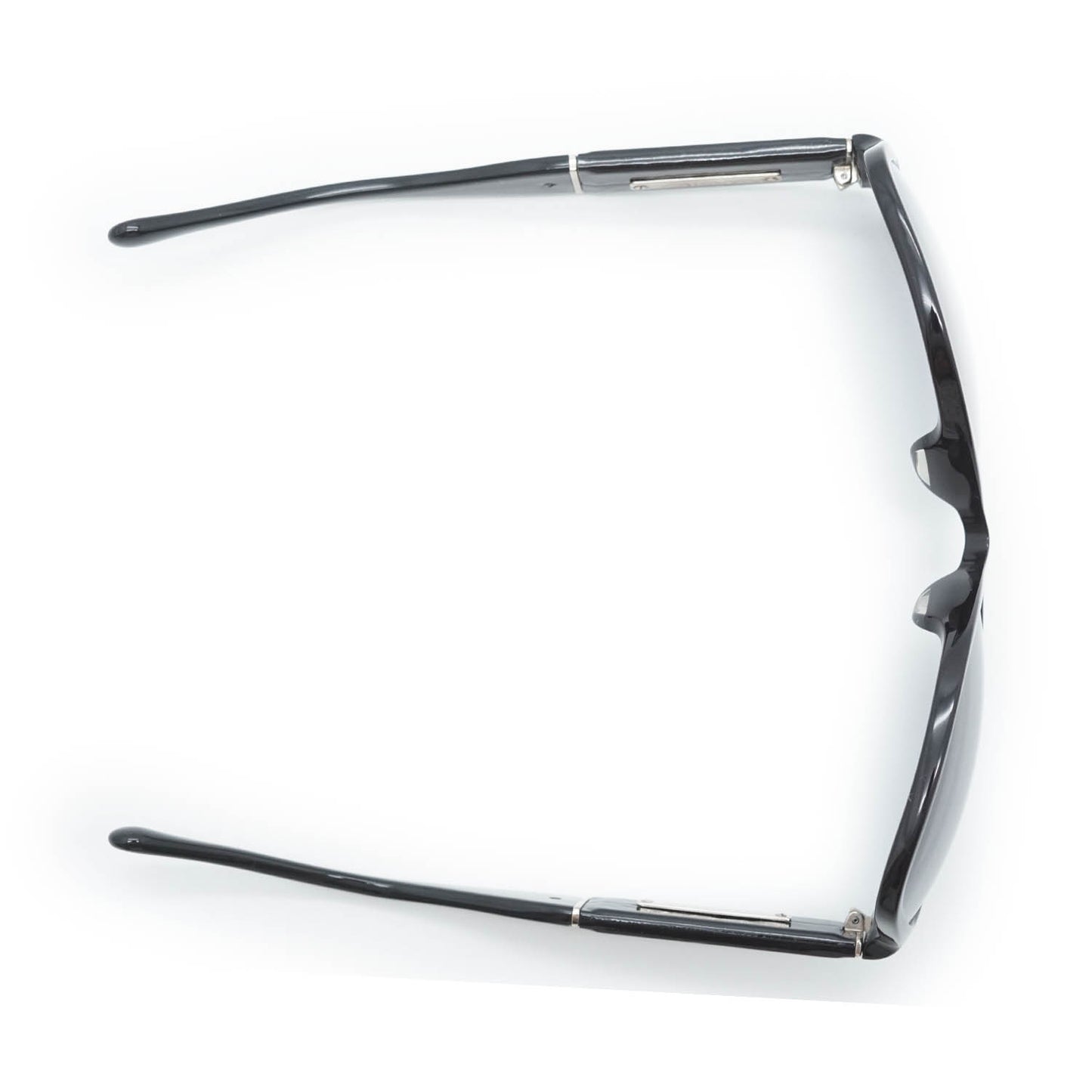 CC Logo Black Frame Sunglasses