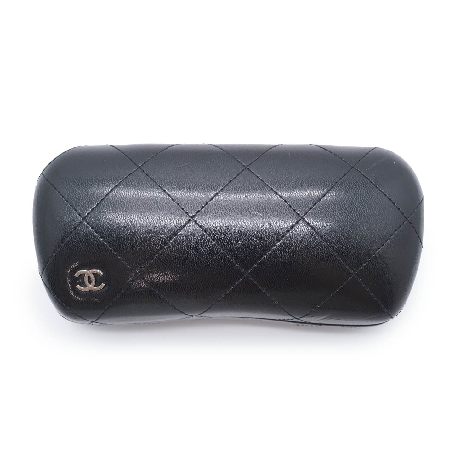 CC Logo Black Frame Sunglasses
