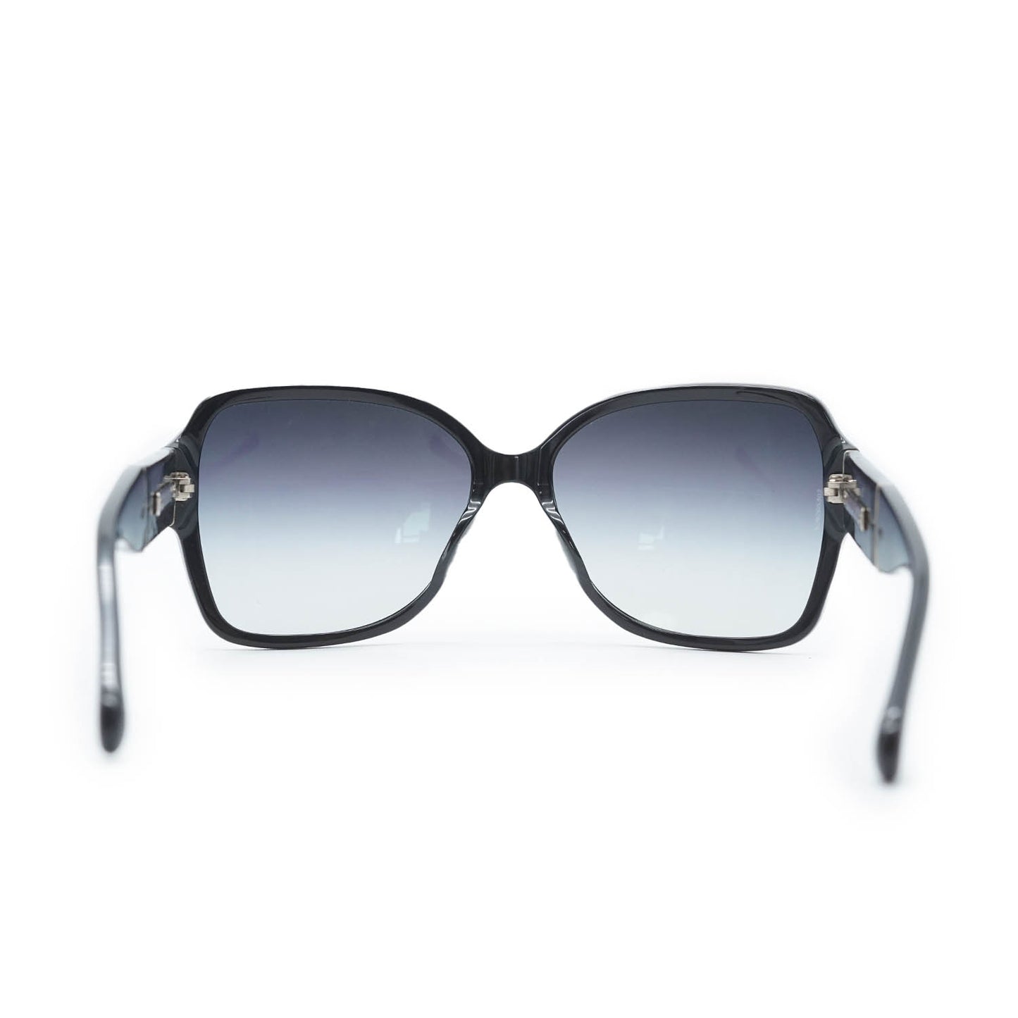 CC Logo Black Frame Sunglasses