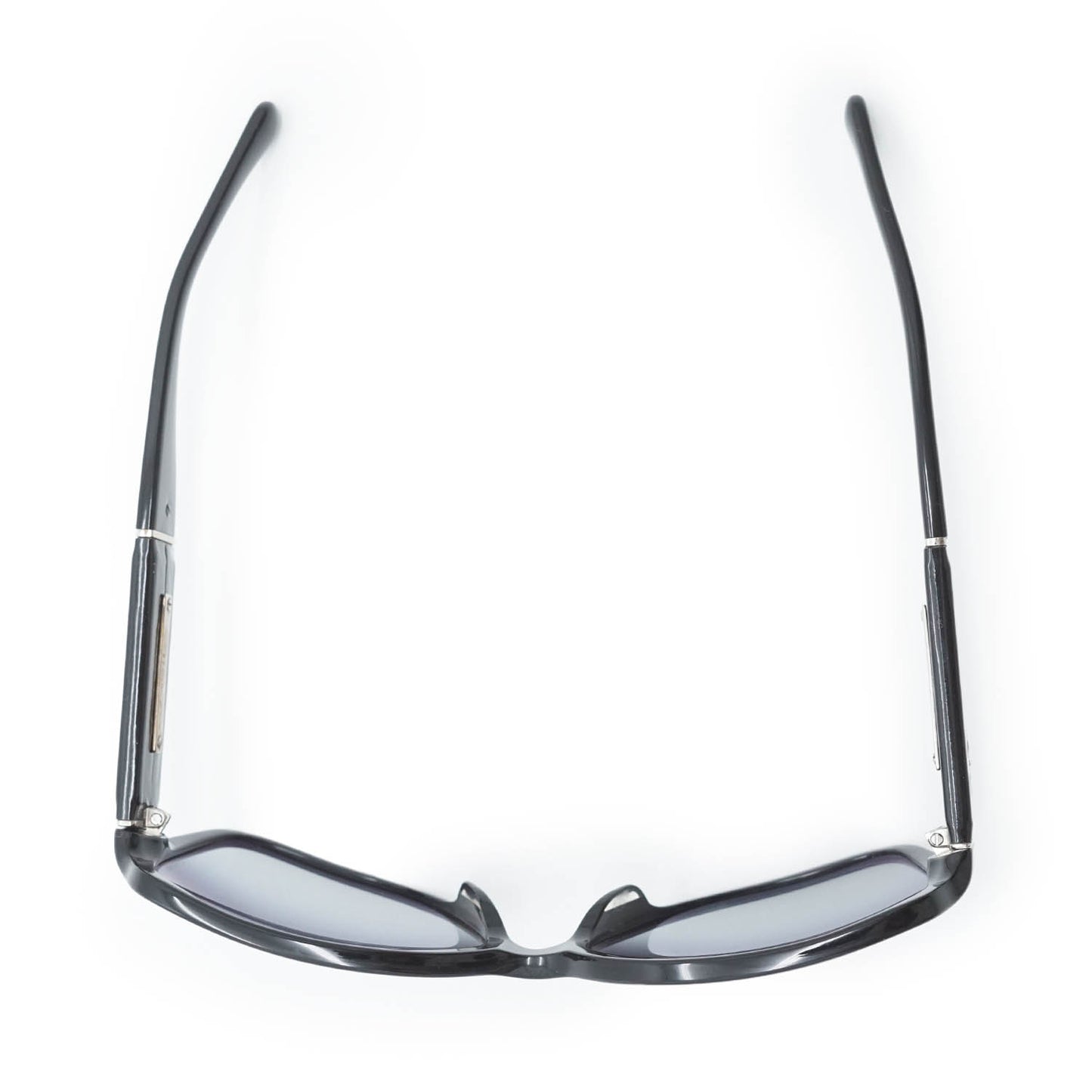 CC Logo Black Frame Sunglasses