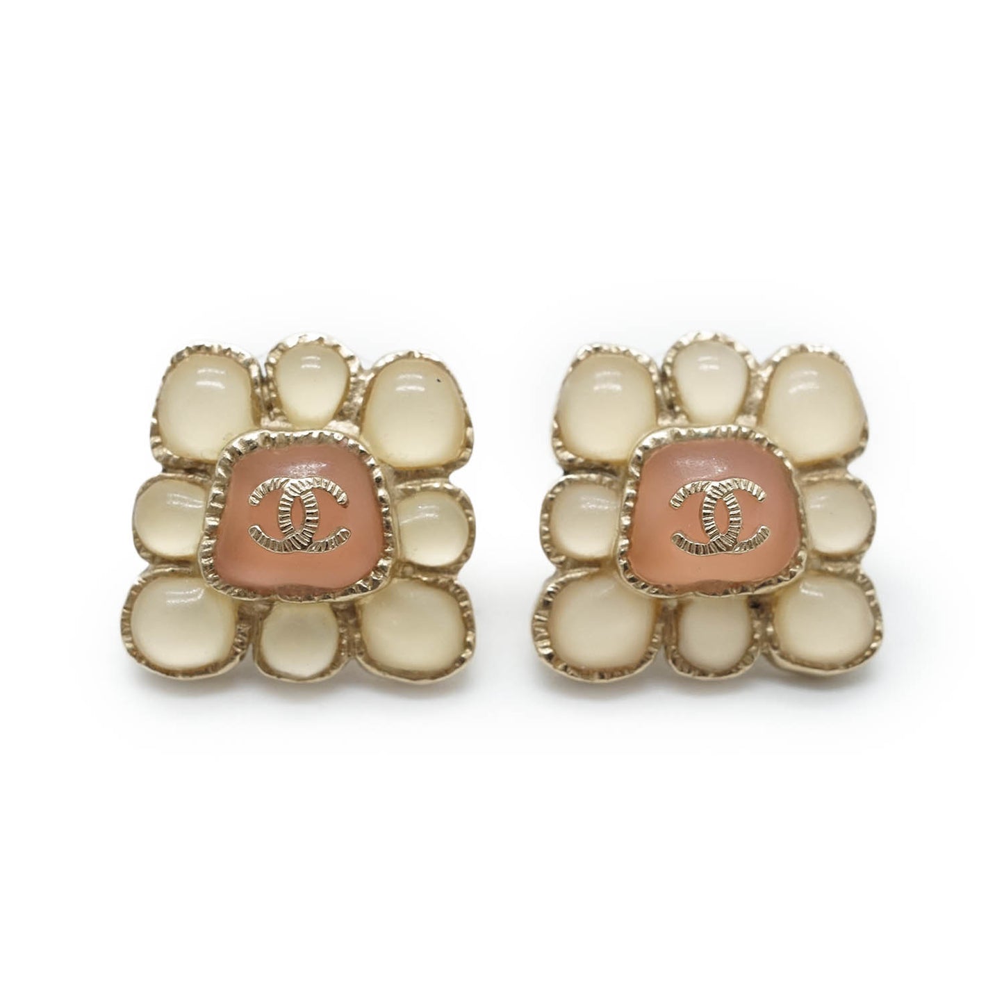 Coco Mark Flower Earrings