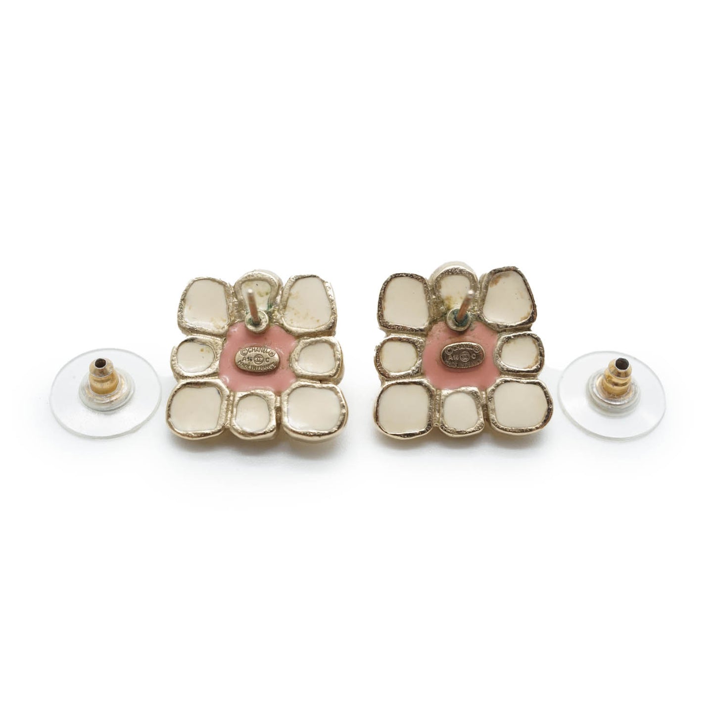 Coco Mark Flower Earrings