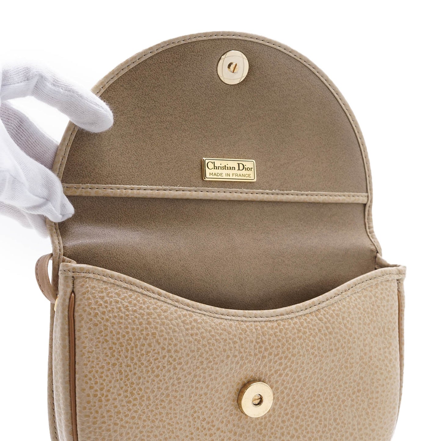 Vintage CD Rounded Crossbody Bag