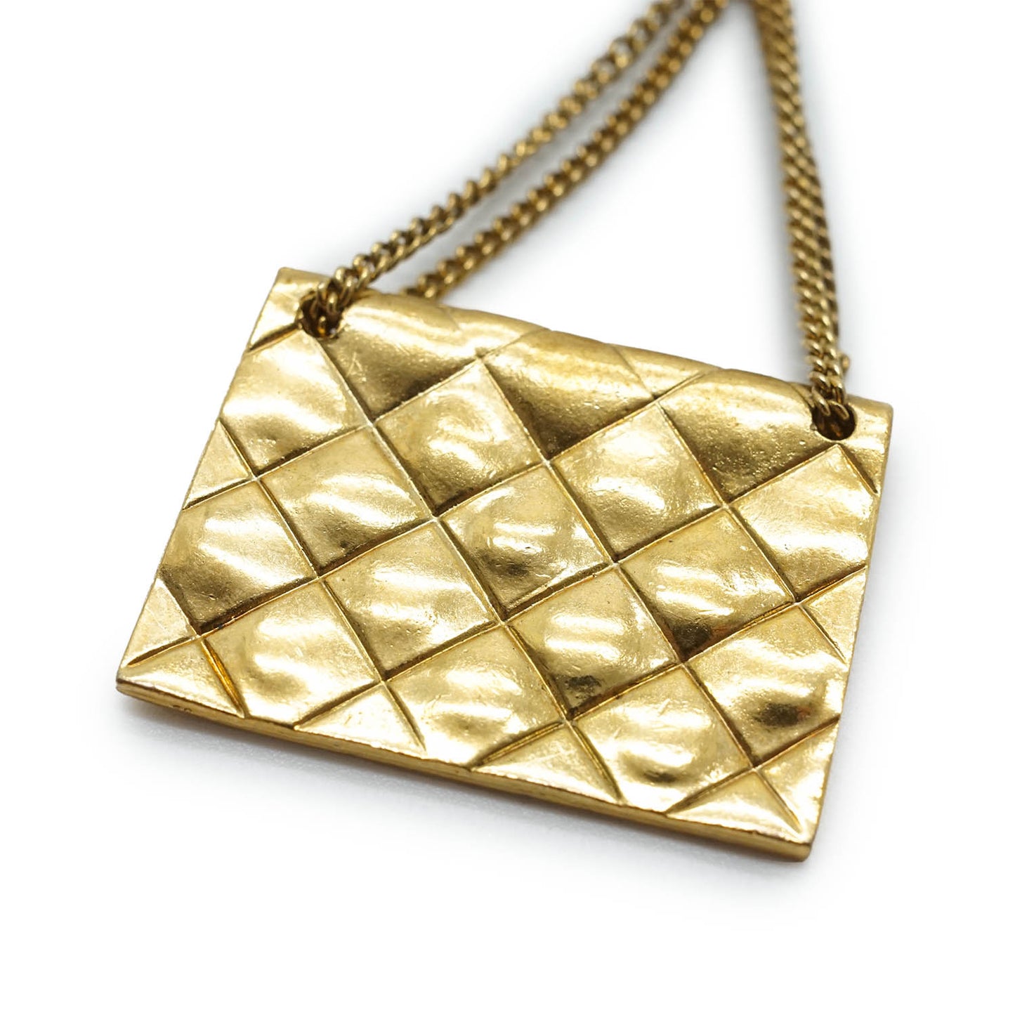 31 Rue Cambon Paris Matelasse Classic Bag Pendant Brooch