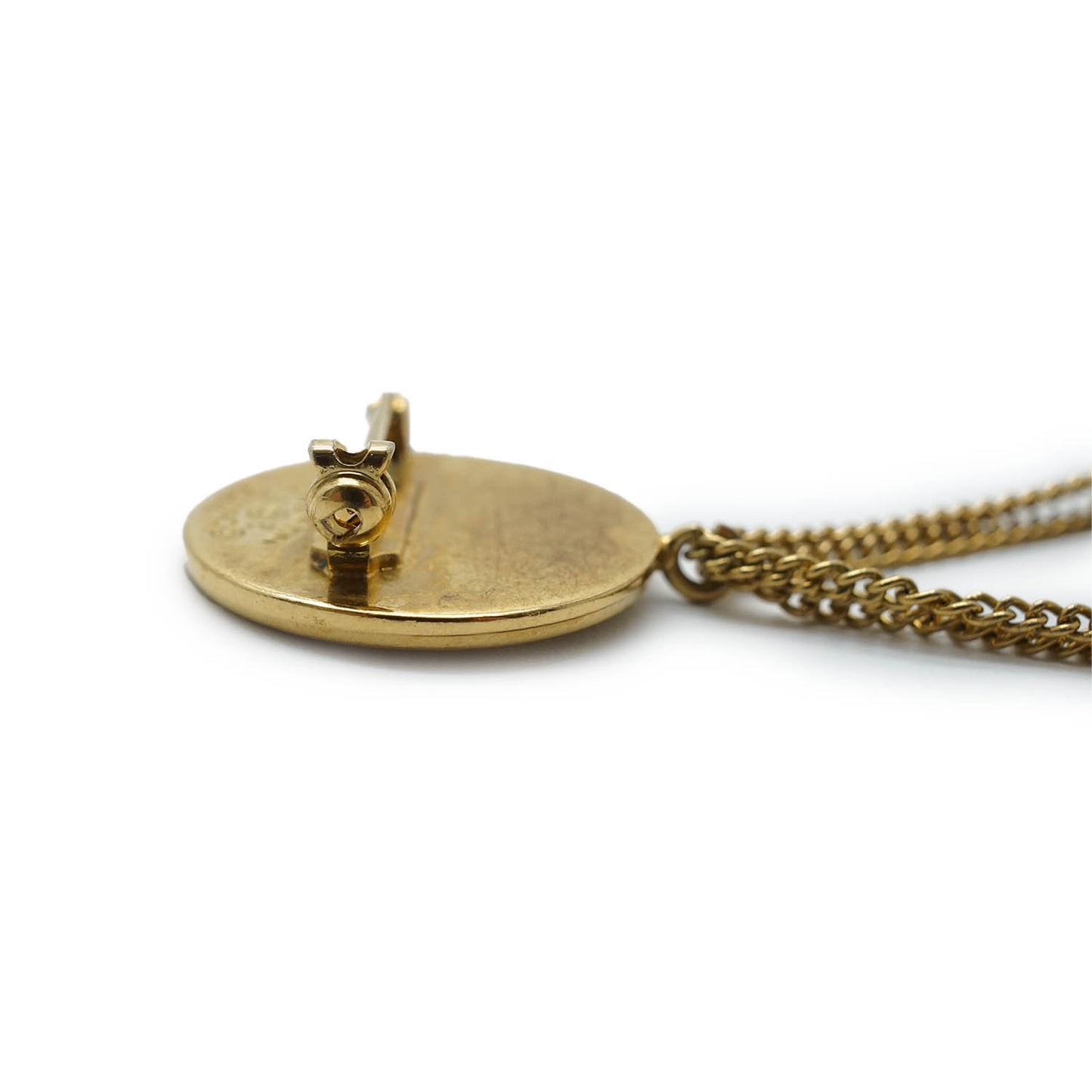 31 Rue Cambon Paris Matelasse Classic Bag Pendant Brooch