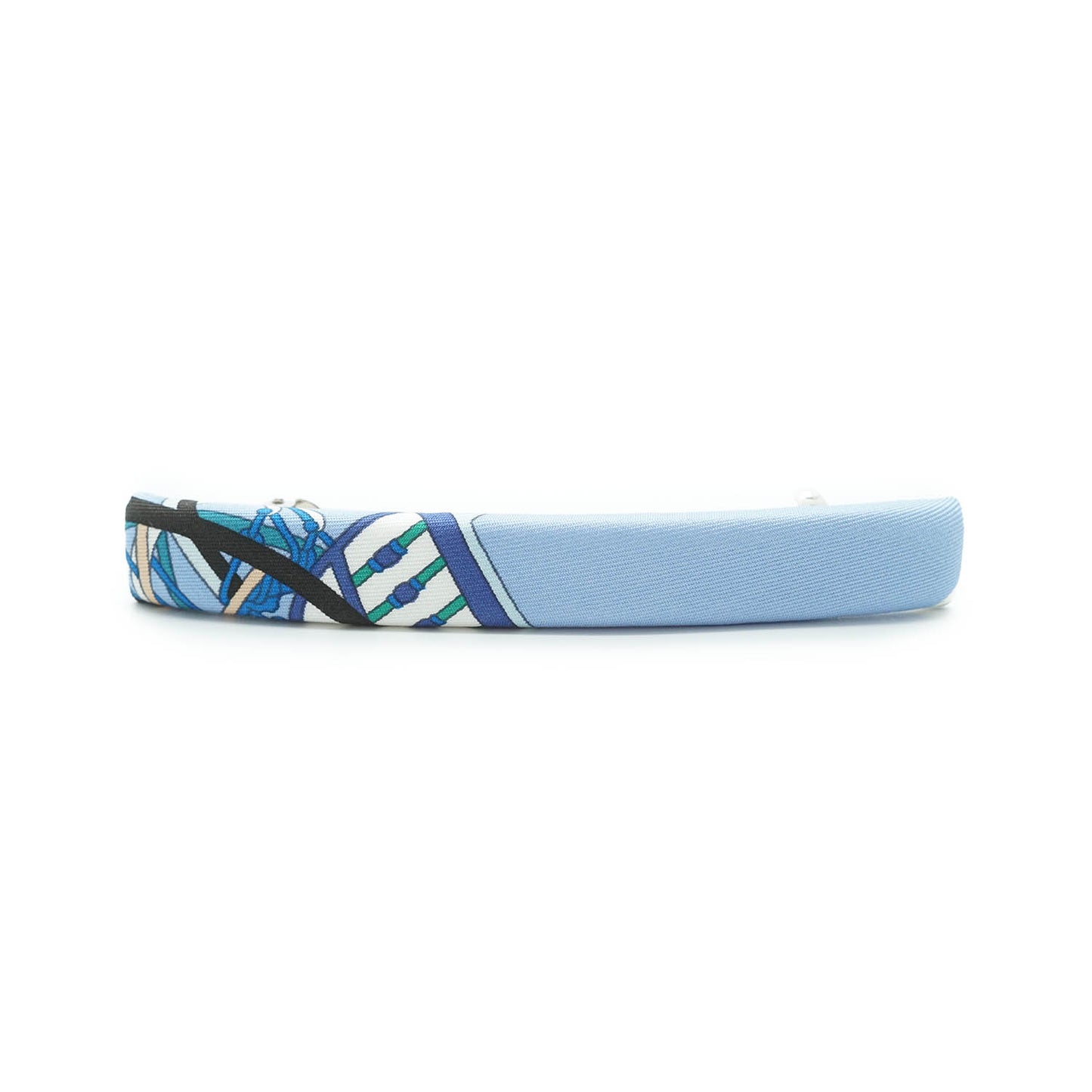 Eclipse Silk Hair Clip GM Palladium Silver