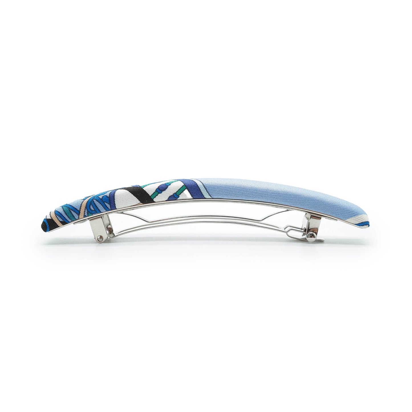 Eclipse Silk Hair Clip GM Palladium Silver