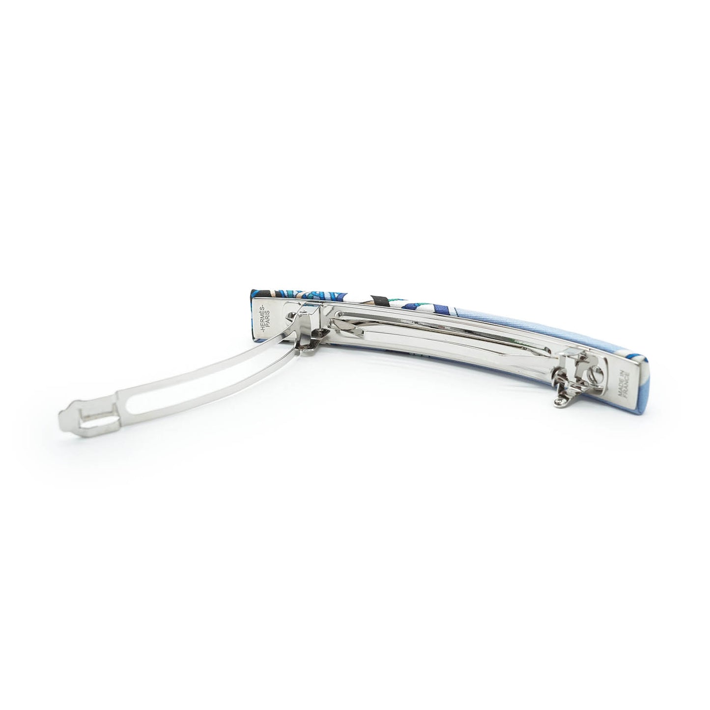 Eclipse Silk Hair Clip GM Palladium Silver