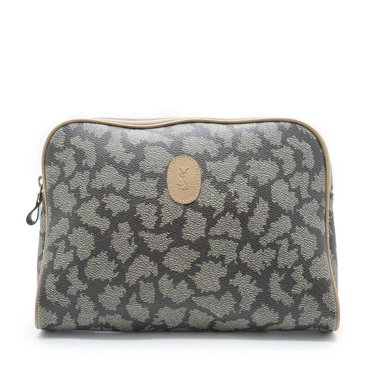 Vintage YSL Giraffe Print Clutch