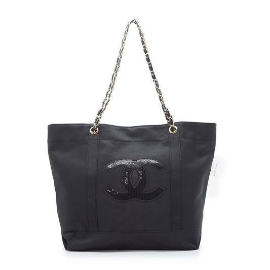 Chanel Precision NY Edition Novelty Sequins Chain Tote