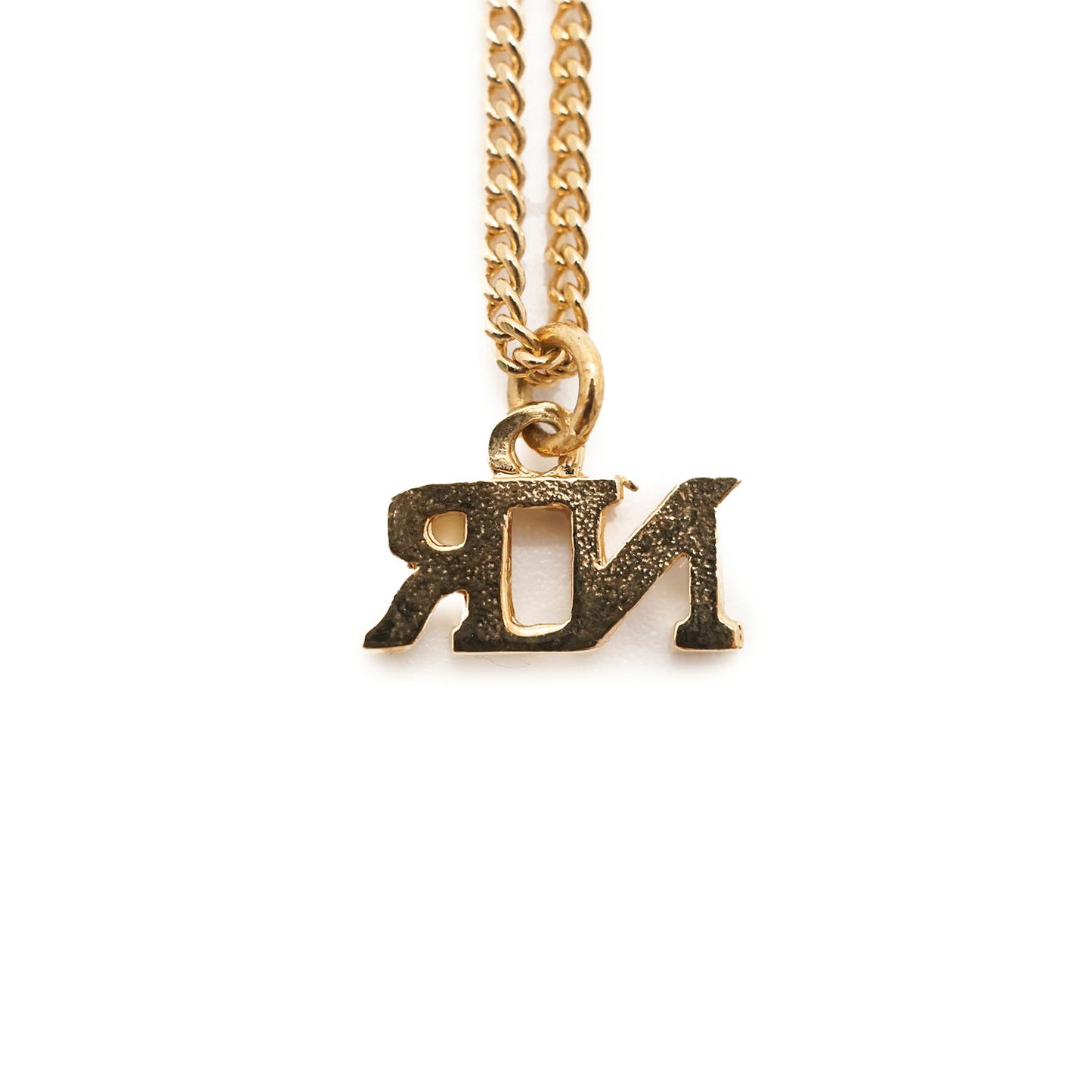NR Logo Pendant Necklace
