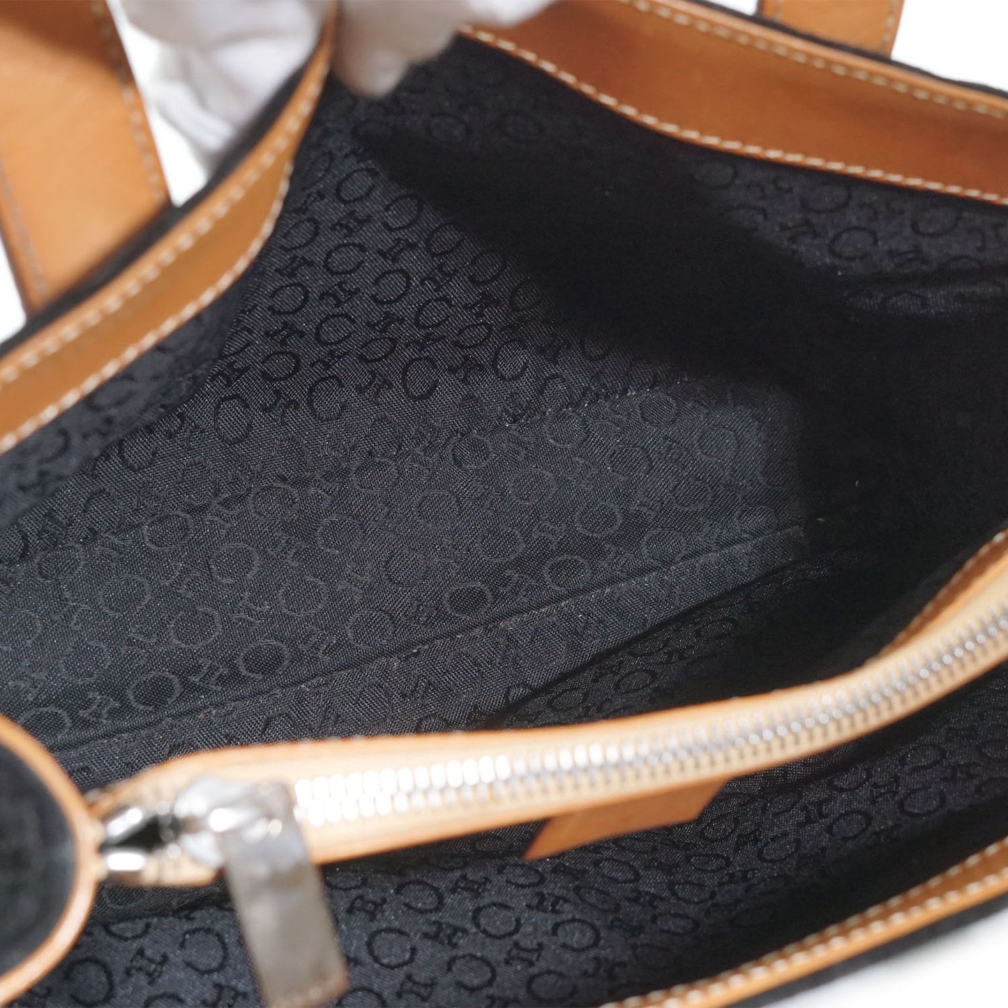 C Macadam Suede Mini Tote