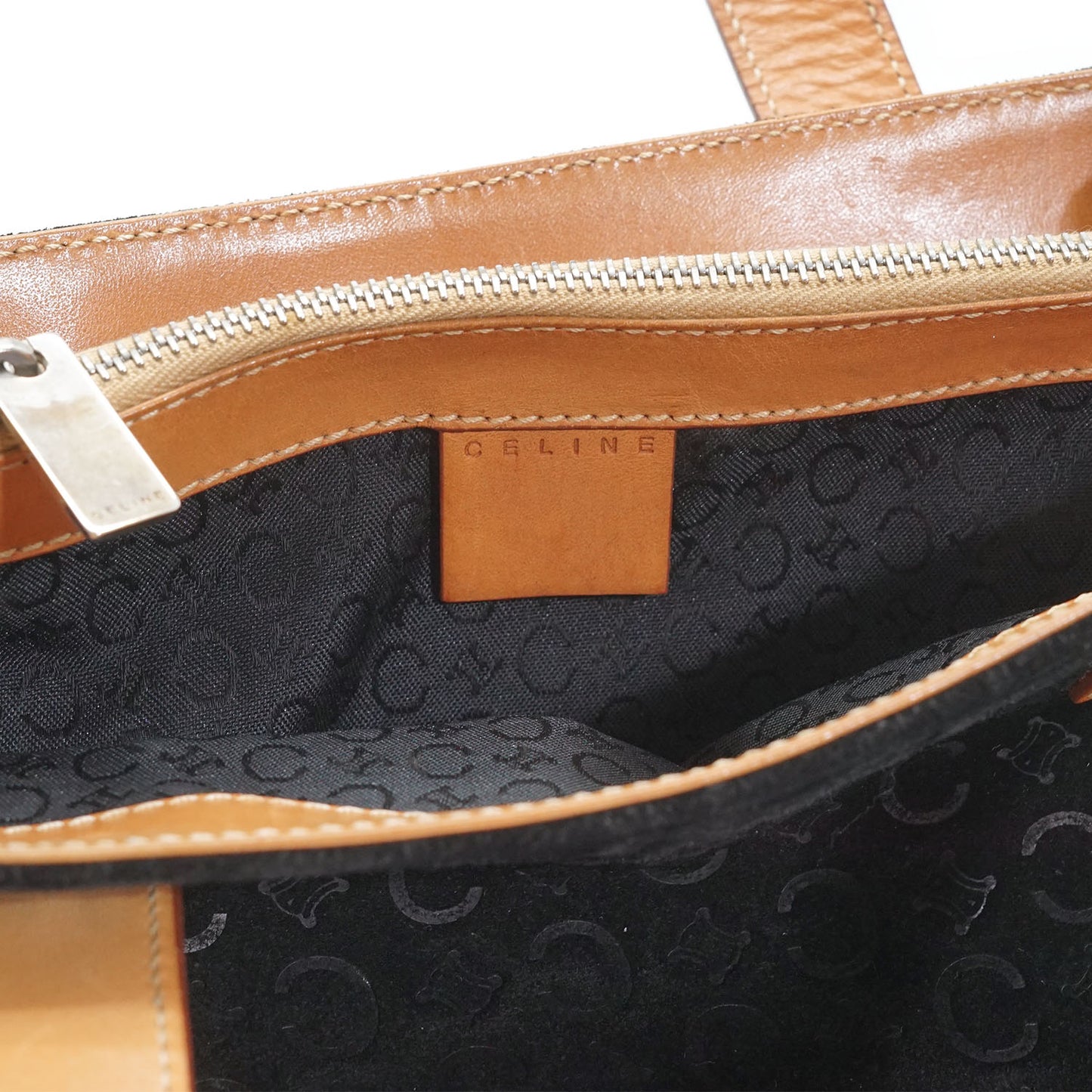 C Macadam Suede Mini Tote
