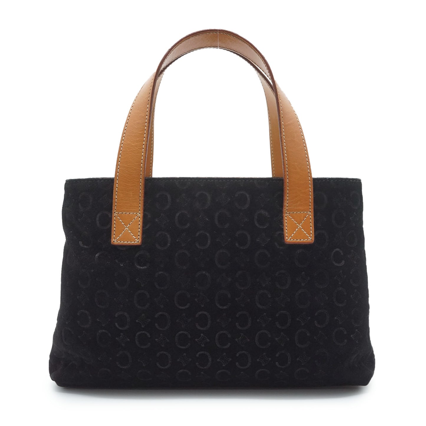 C Macadam Suede Mini Tote