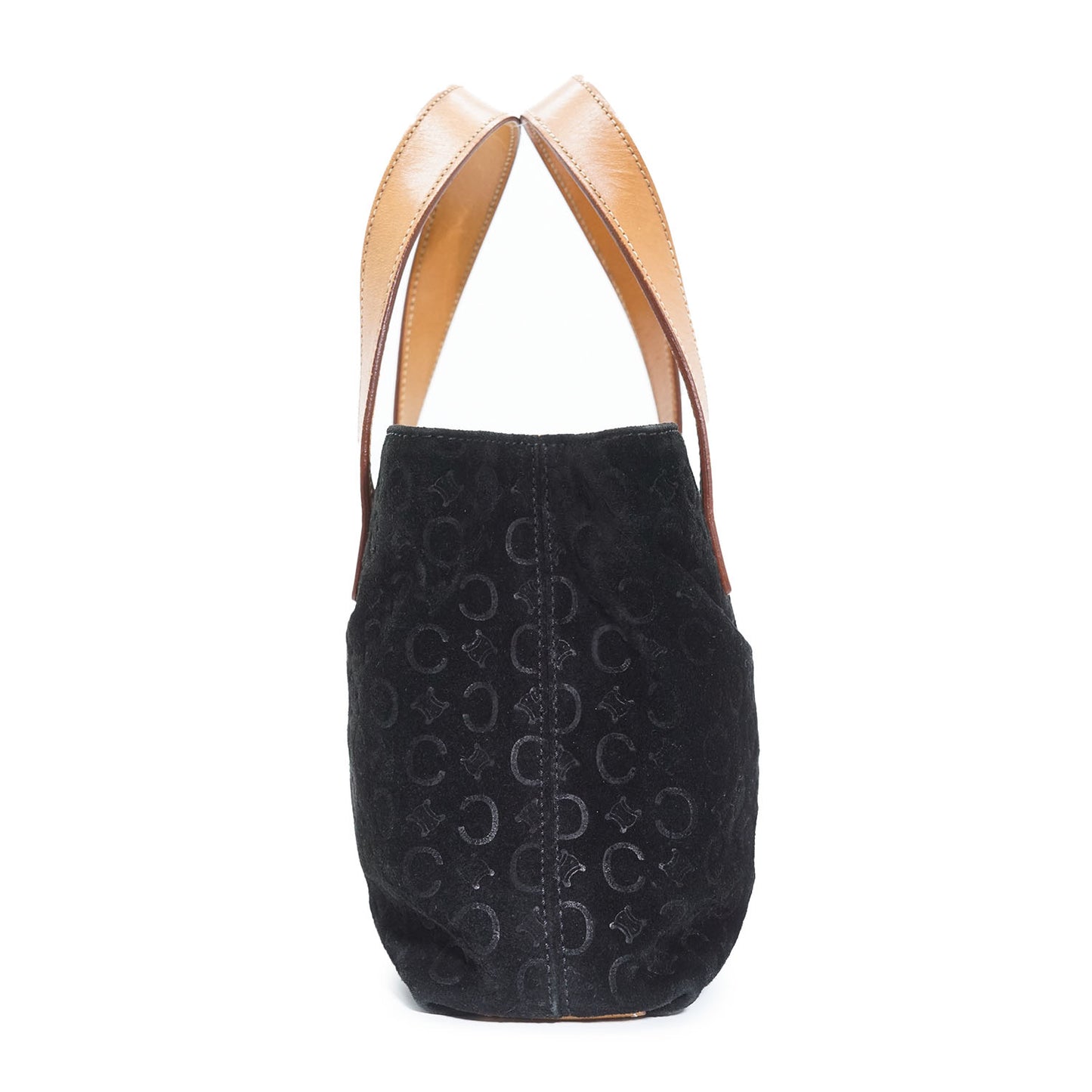 C Macadam Suede Mini Tote