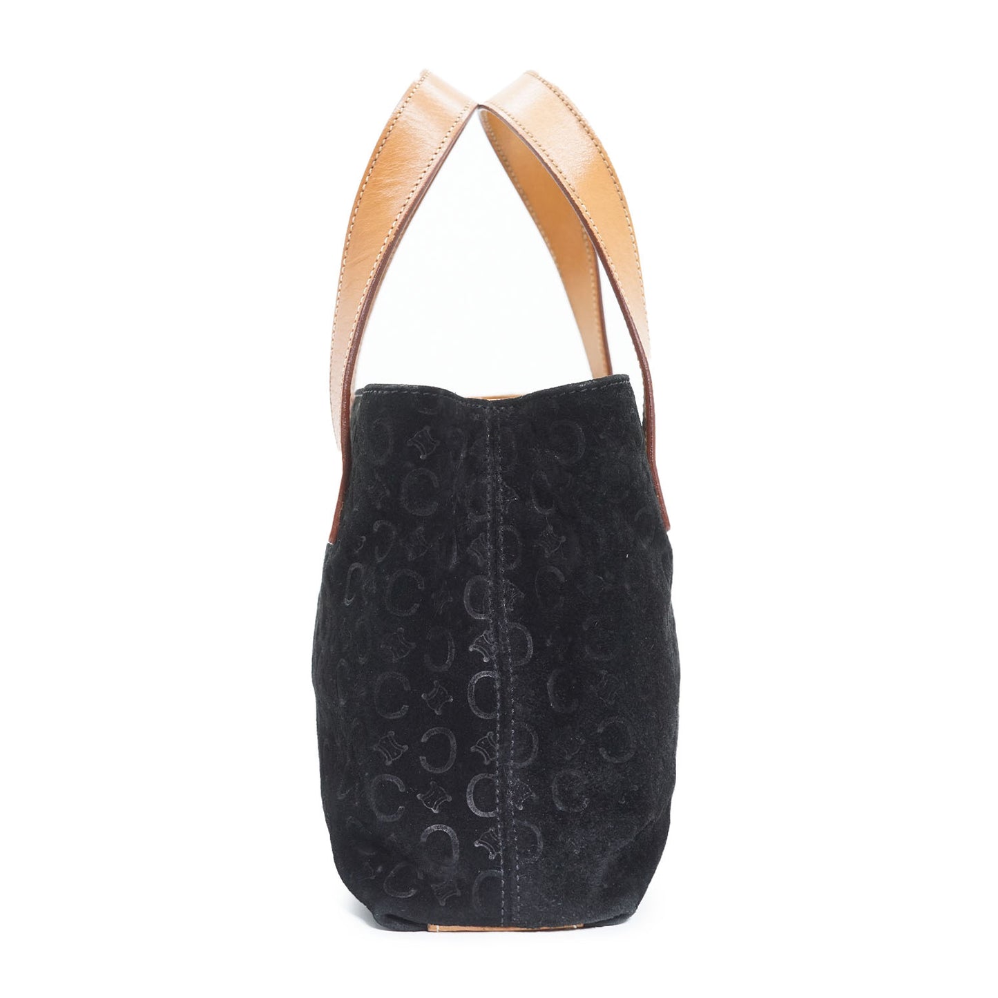 C Macadam Suede Mini Tote