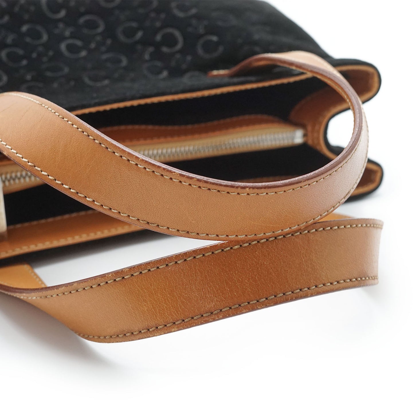 C Macadam Suede Mini Tote
