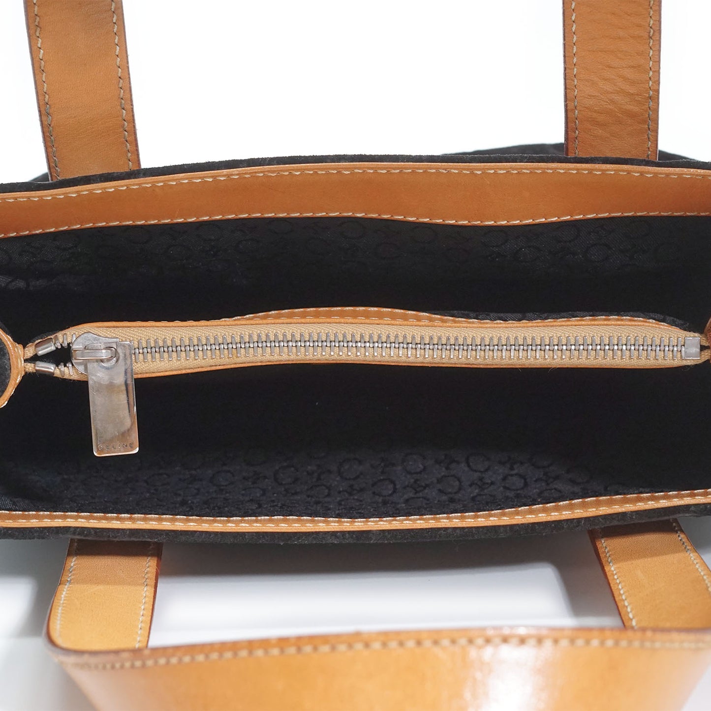 C Macadam Suede Mini Tote