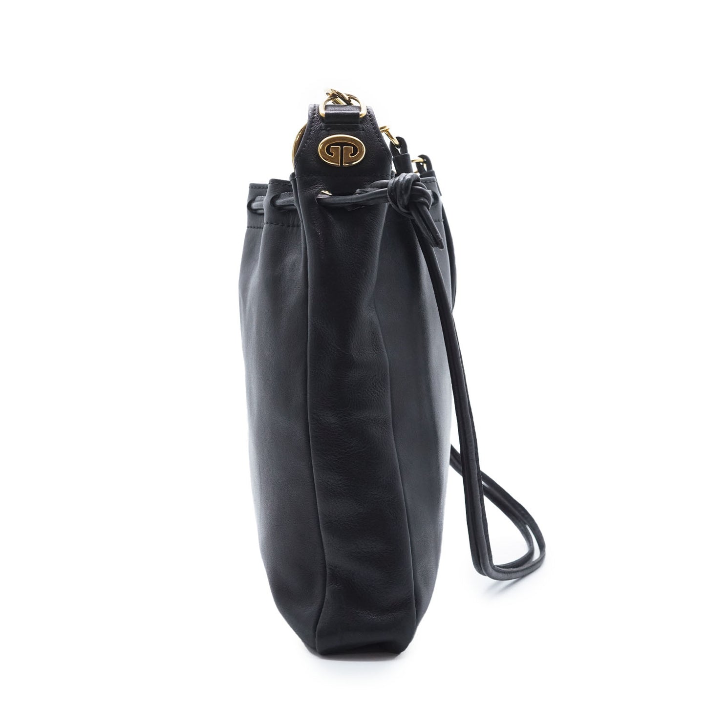 Vintage Drawstring Leather Shoulder Bag