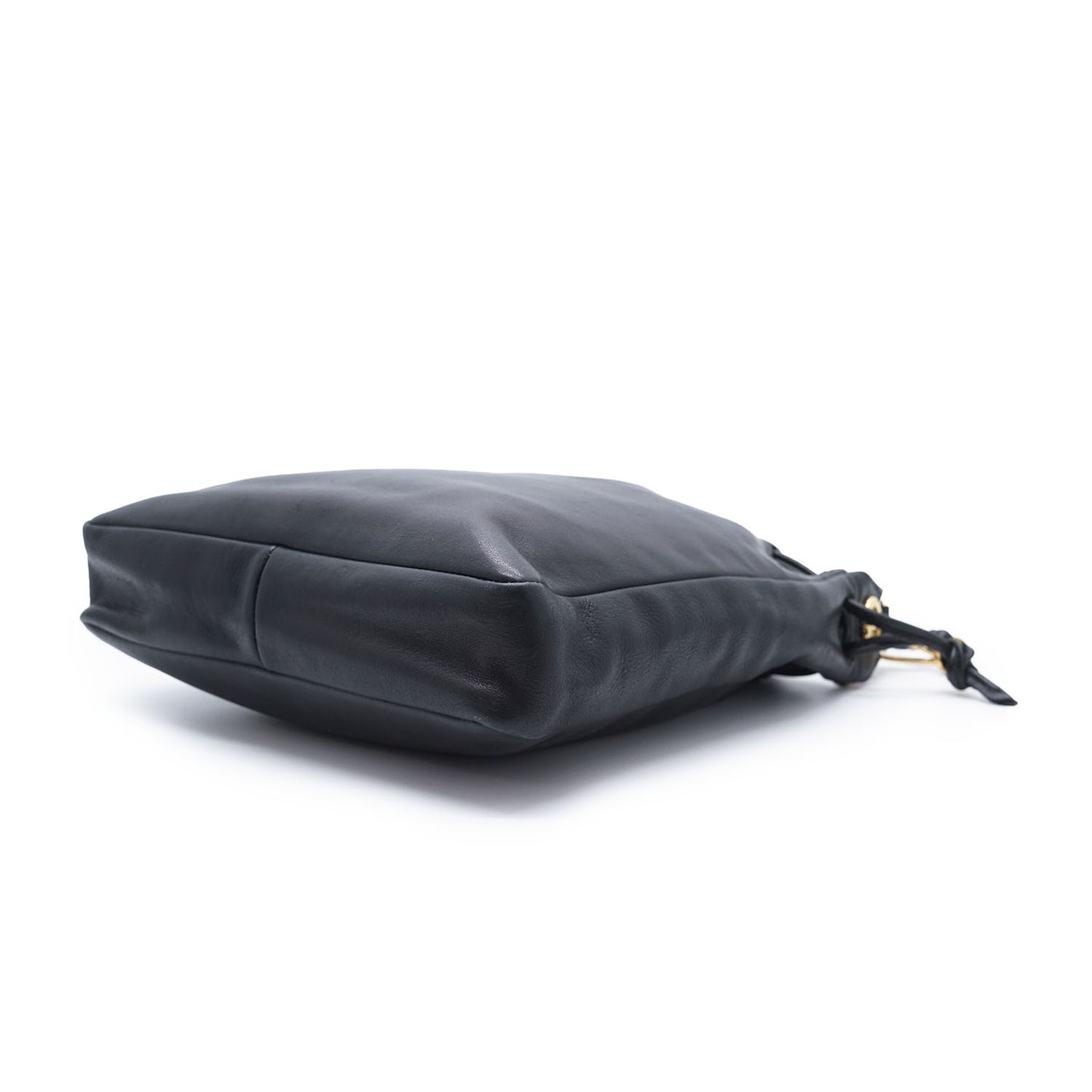 Vintage Drawstring Leather Shoulder Bag