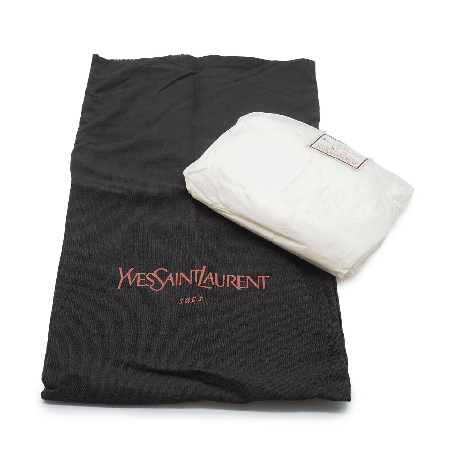 YSL Quilted Embossed Leather Clutch