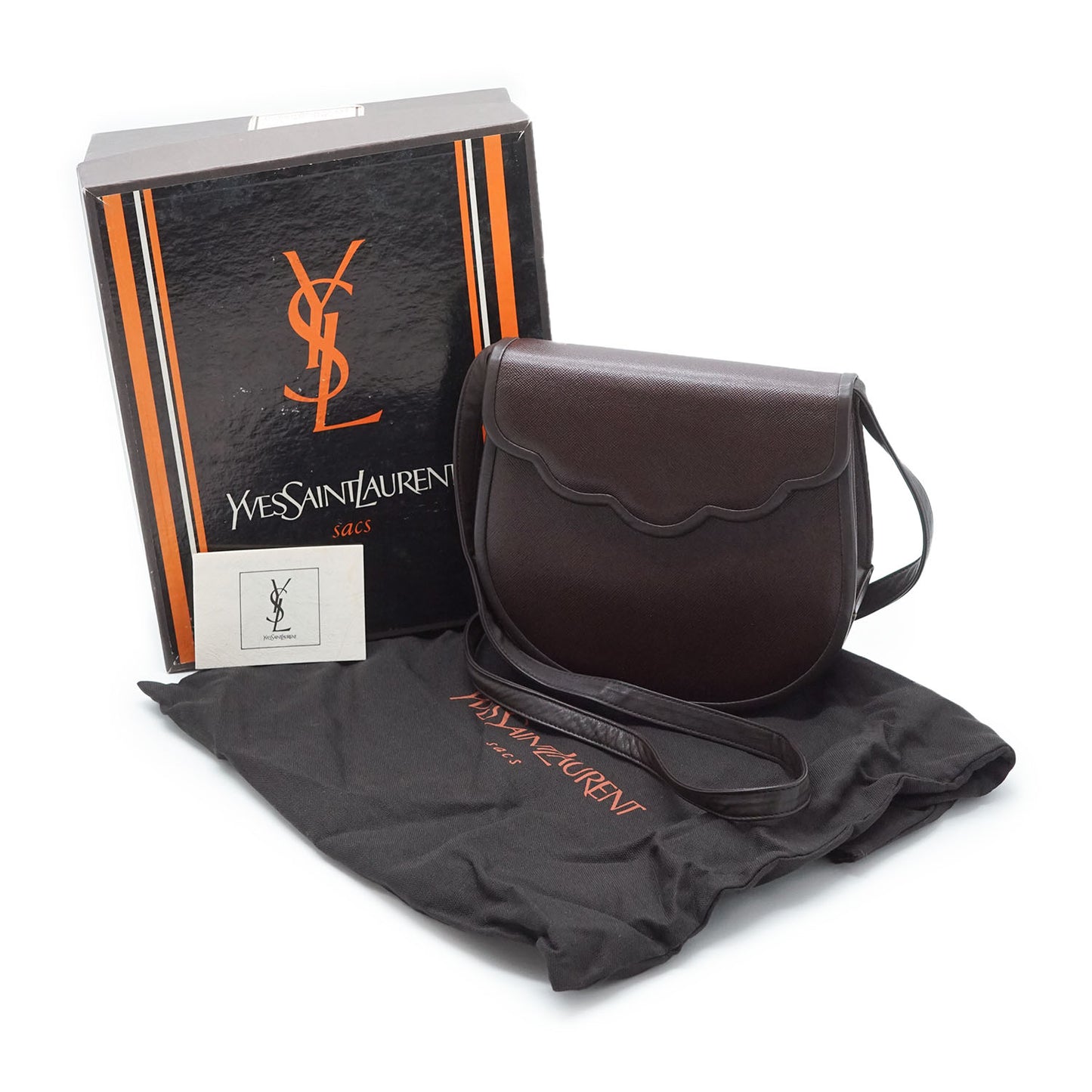 Vintage YSL Scallop Crossbody Bag