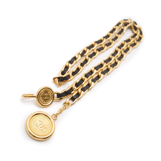 31 Rue Cambon Paris Medallion Chain Belt GP