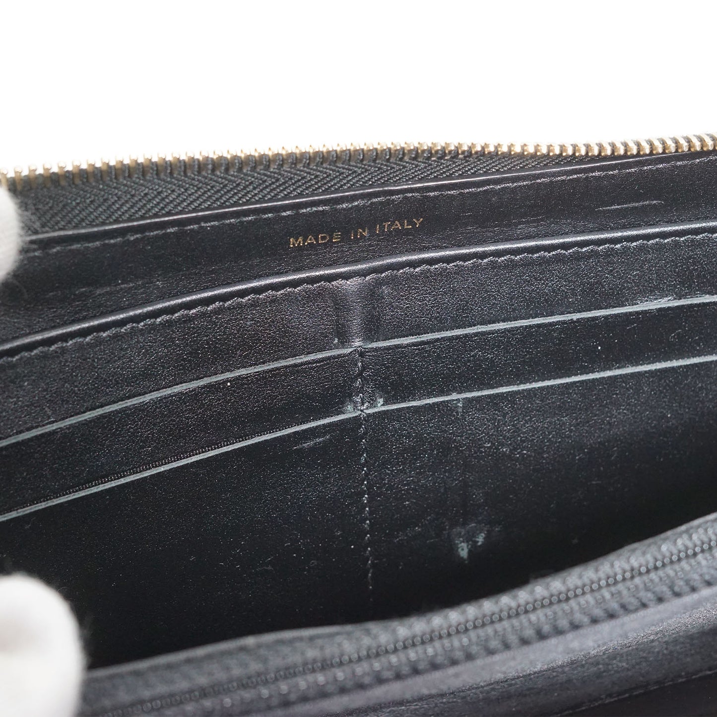 Camellia Zip Around Long Wallet