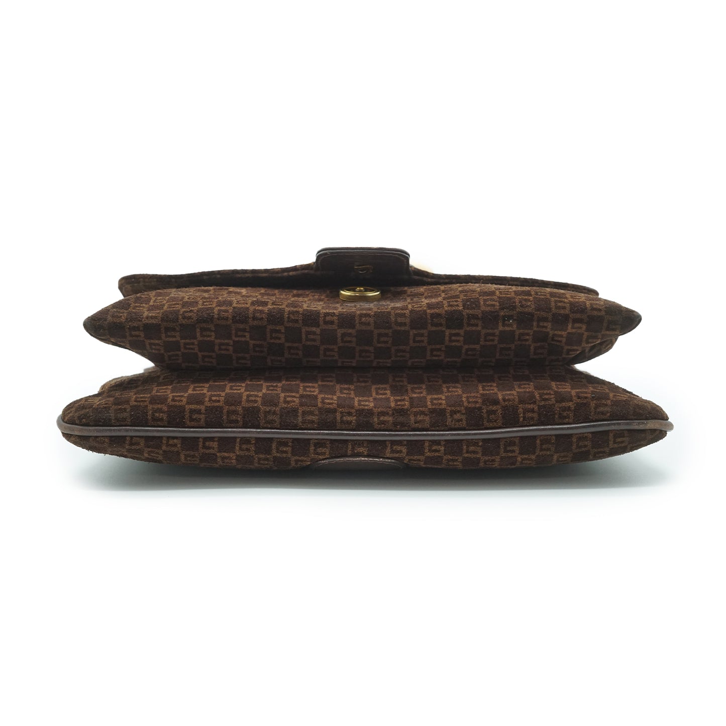 GG Suede Vintage Box Shoulder Bag