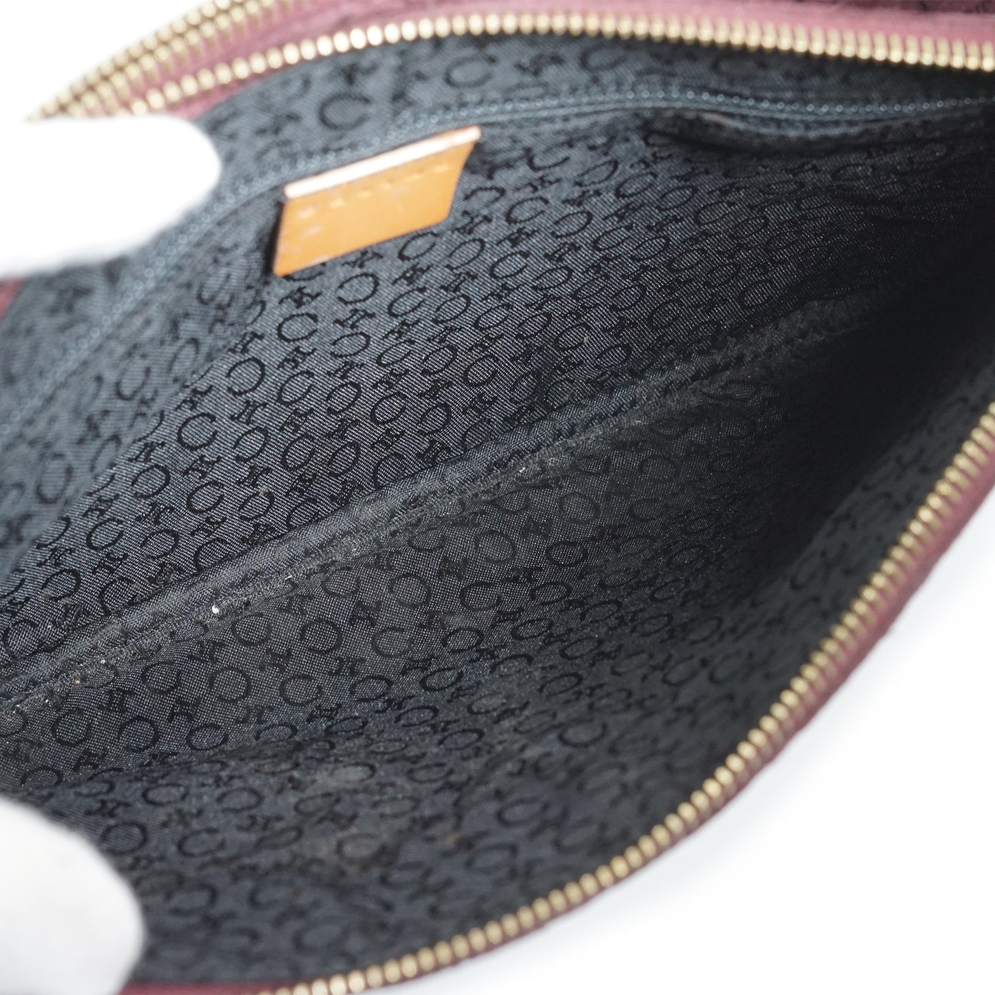 C Macadam Suede Duo Shoulder Pochette