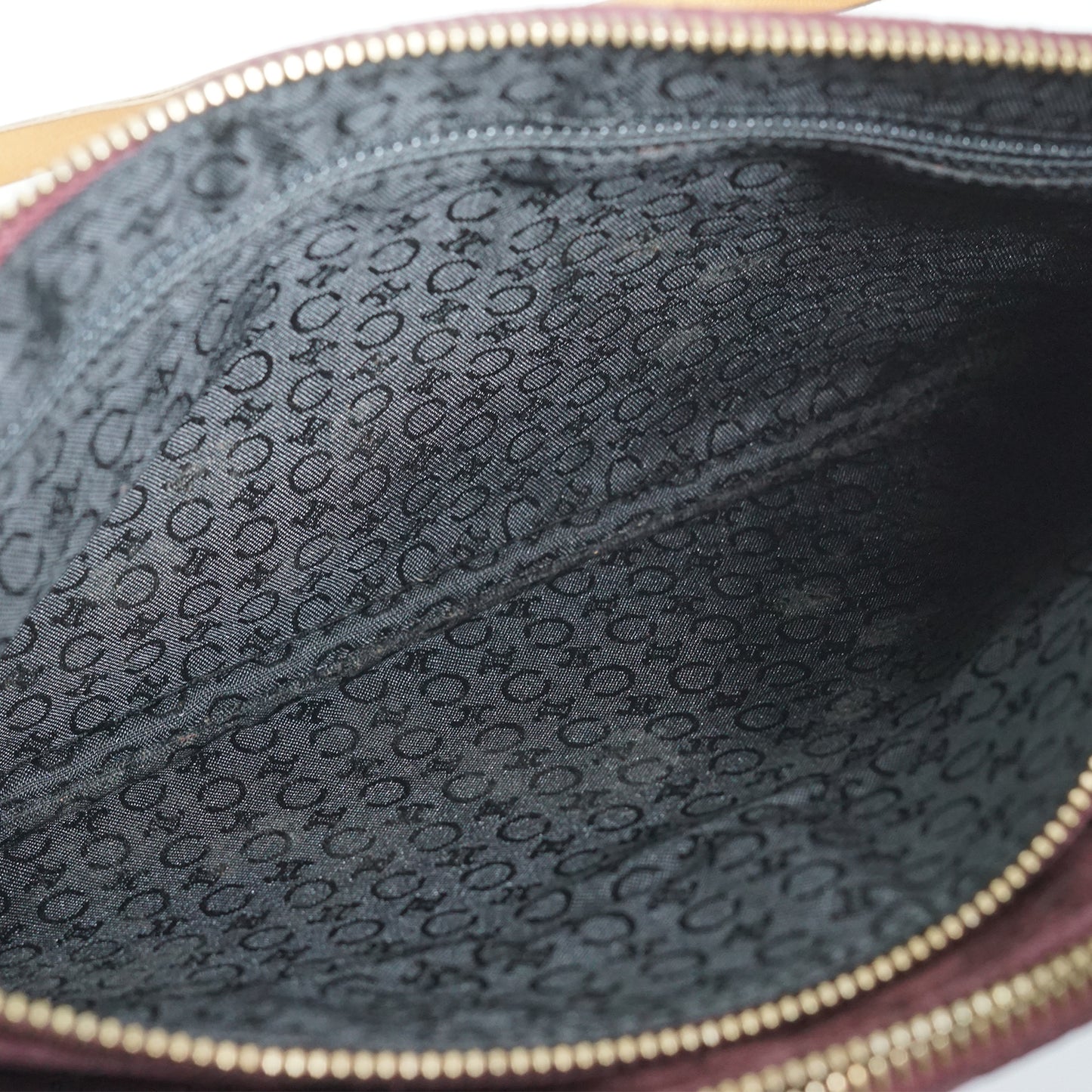 C Macadam Suede Duo Shoulder Pochette