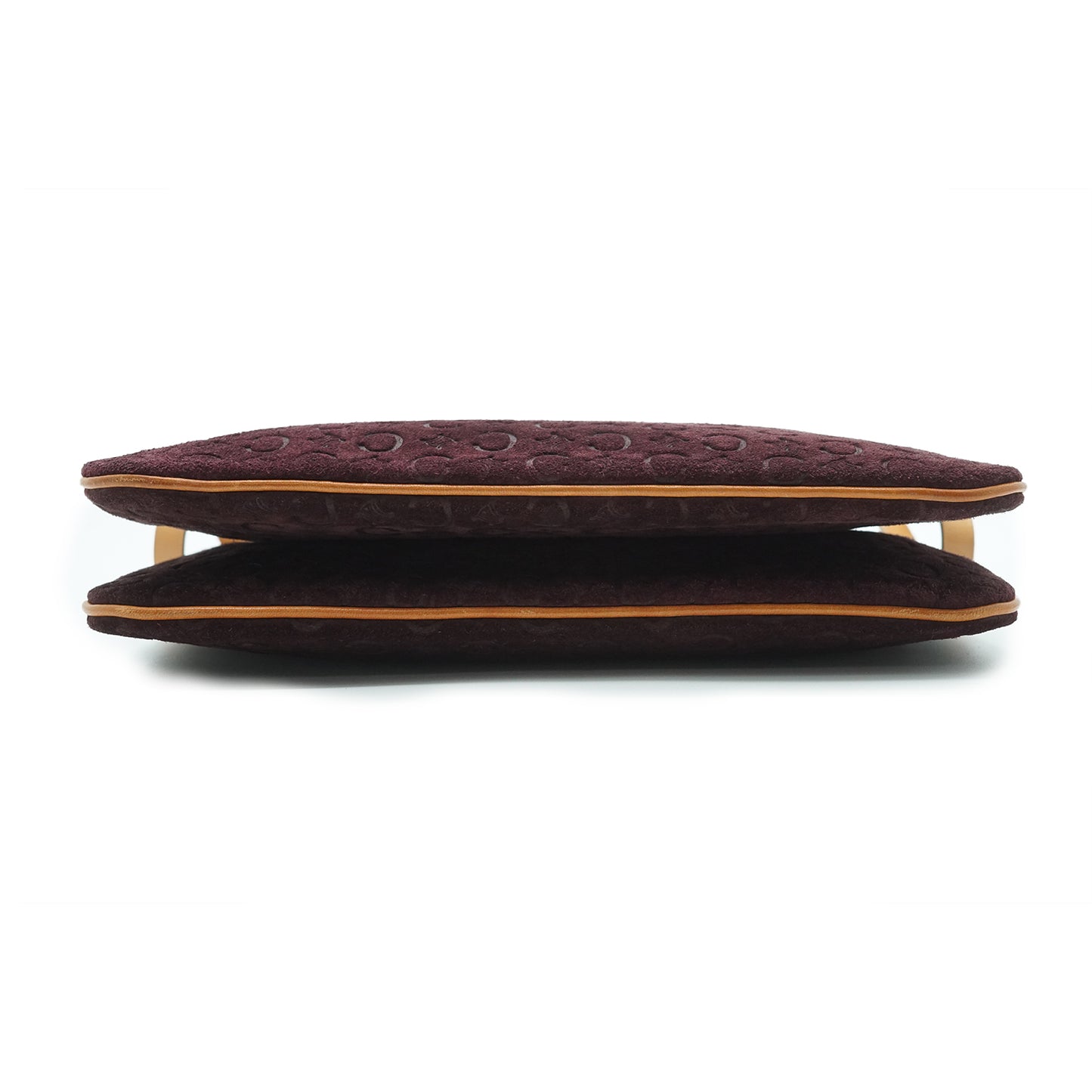 C Macadam Suede Duo Shoulder Pochette