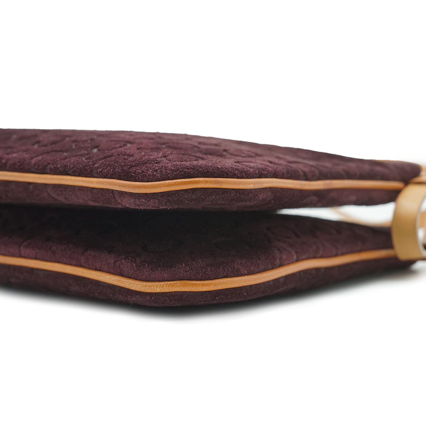 C Macadam Suede Duo Shoulder Pochette