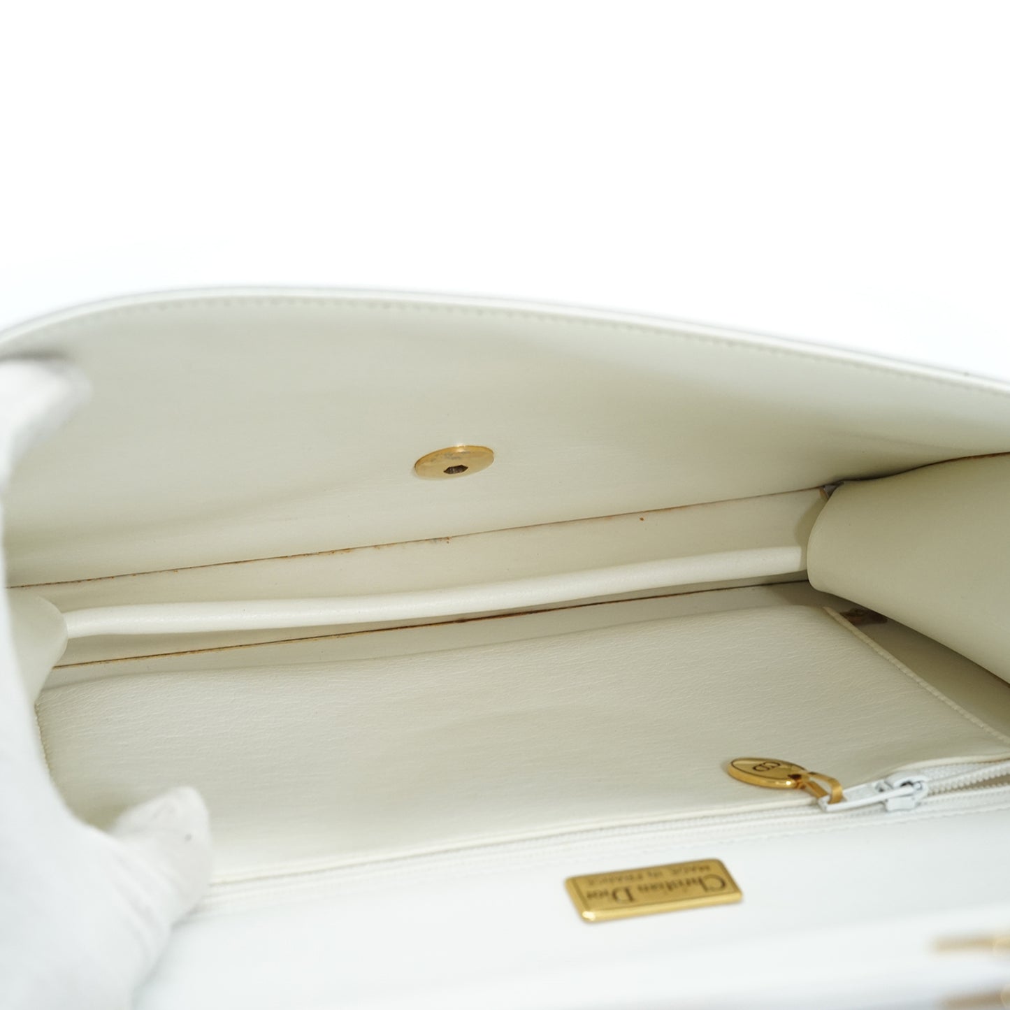 Vintage Leather Box Shoulder Bag