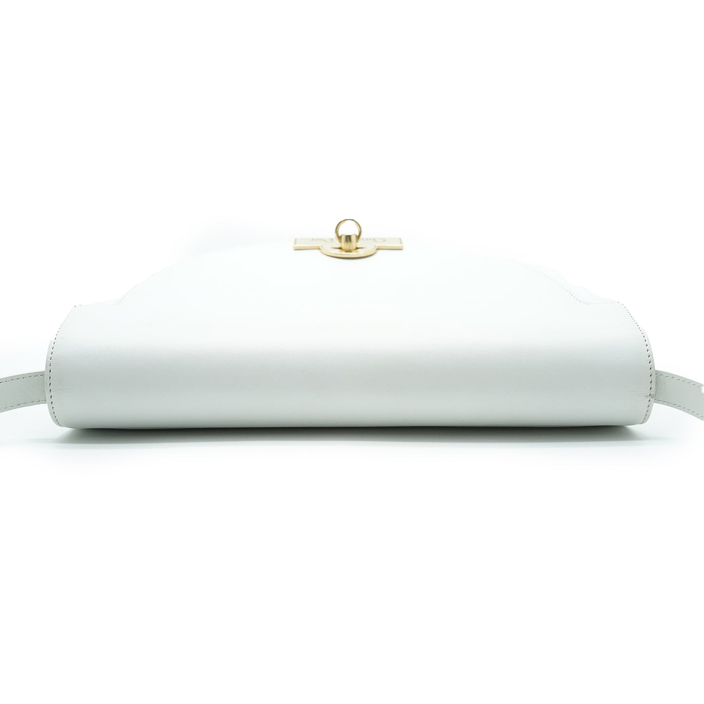 Vintage Leather Box Shoulder Bag